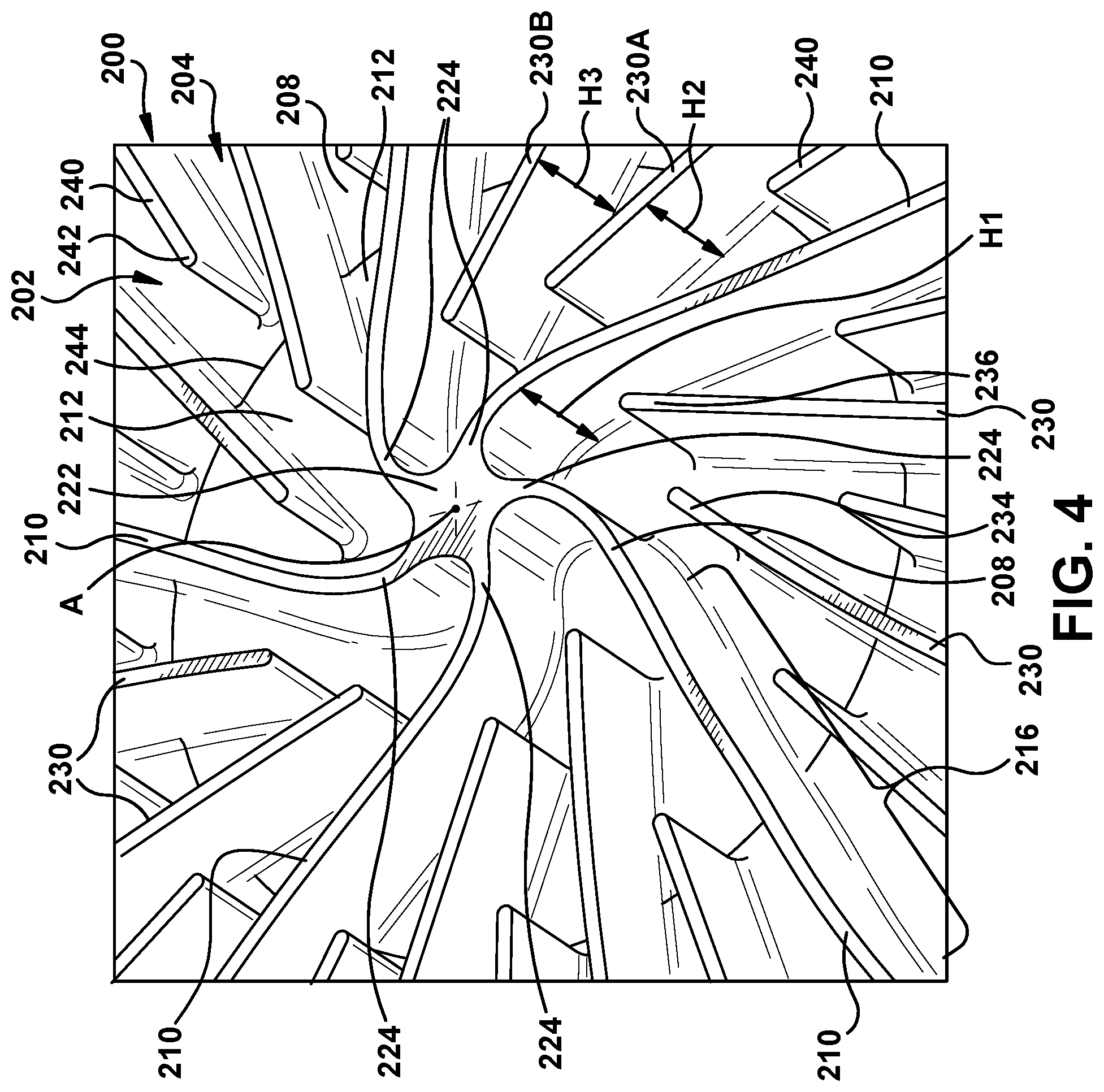 Patent US12313078 Figure 4 – Extraction impeller for axial compressor