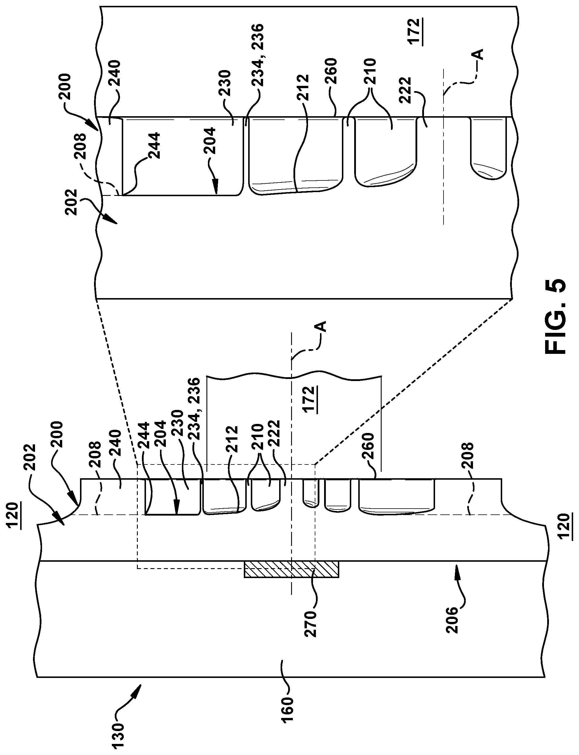 Patent US12313078 Figure 5 – Extraction impeller for axial compressor