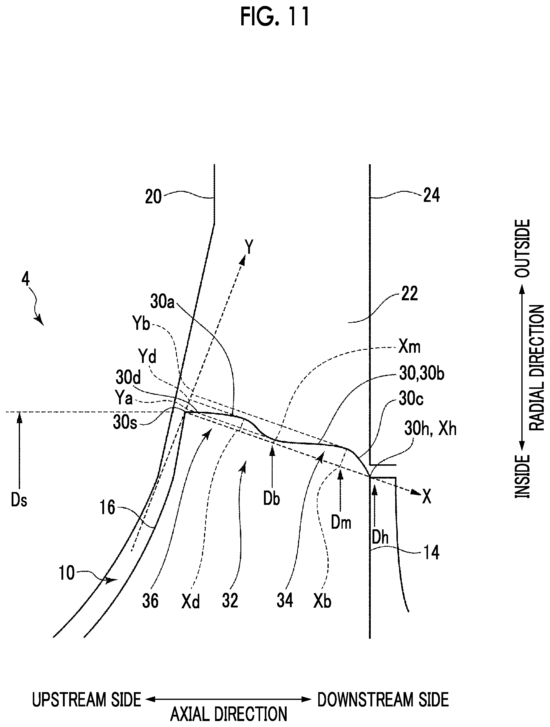 Patent US12313079 Figure 15 – Impeller of centrifugal compressor and centrifugal compressor