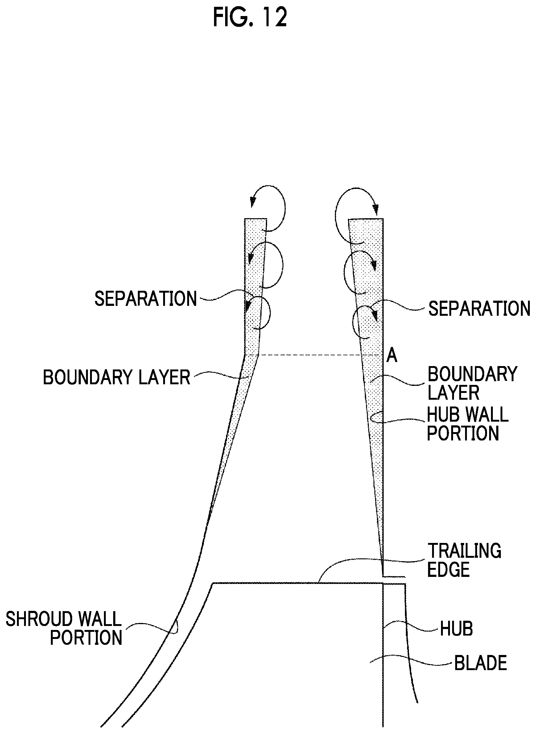 Patent US12313079 Figure 16 – Impeller of centrifugal compressor and centrifugal compressor