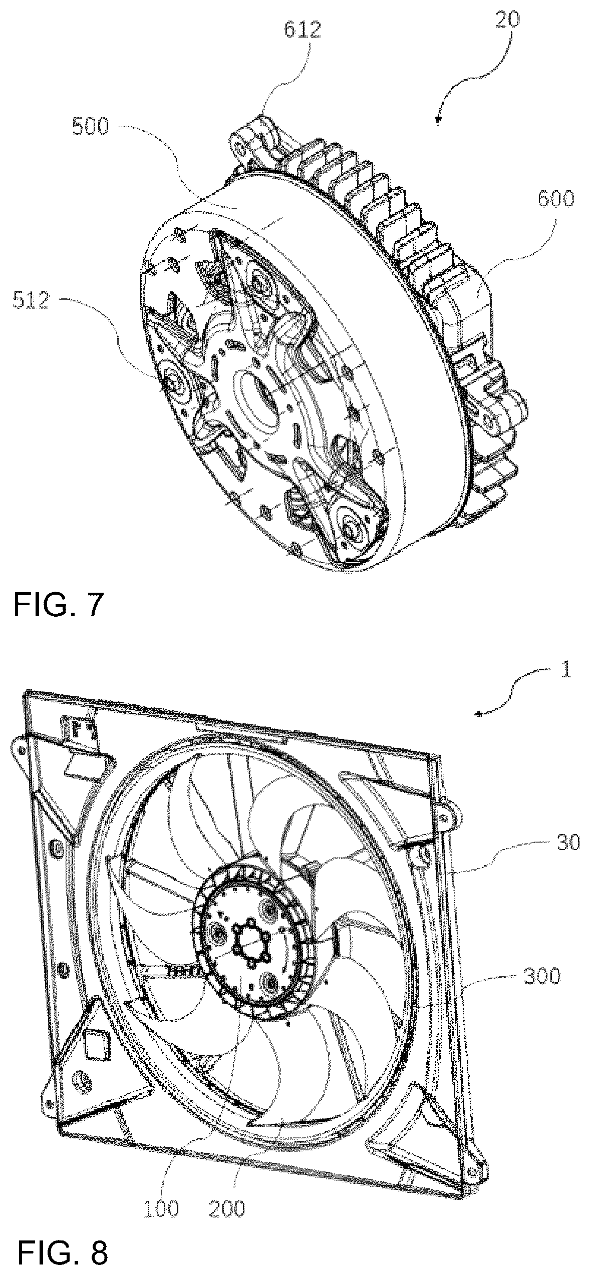 Patent US12313080 Figure 4 – Impeller and fan assembly