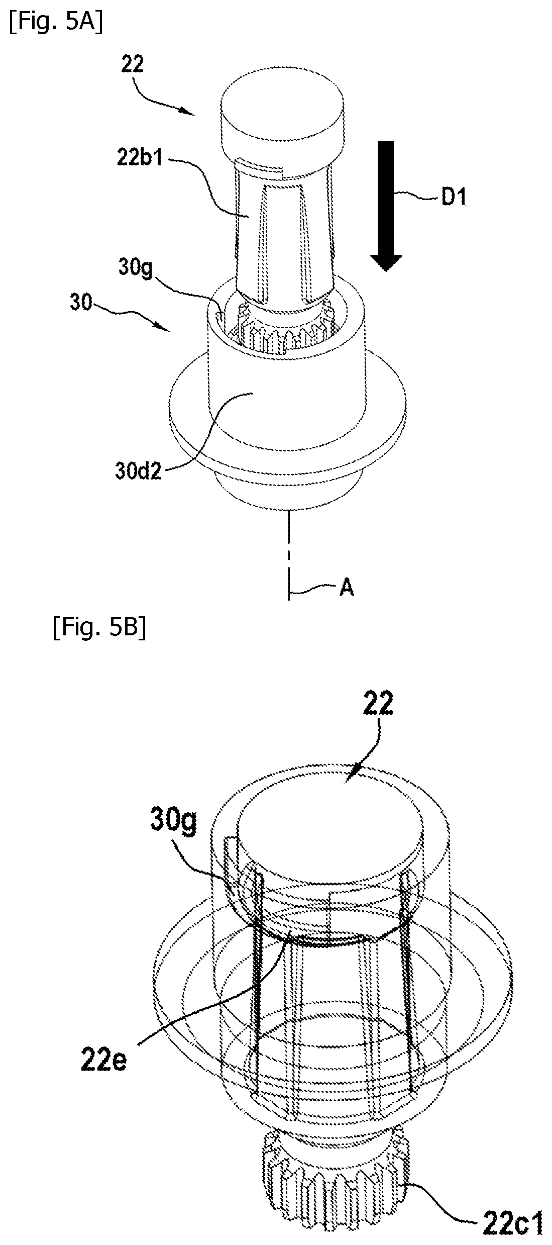 Patent US12313081 Figure 3 – Module for mounting a turbomachine fan blade