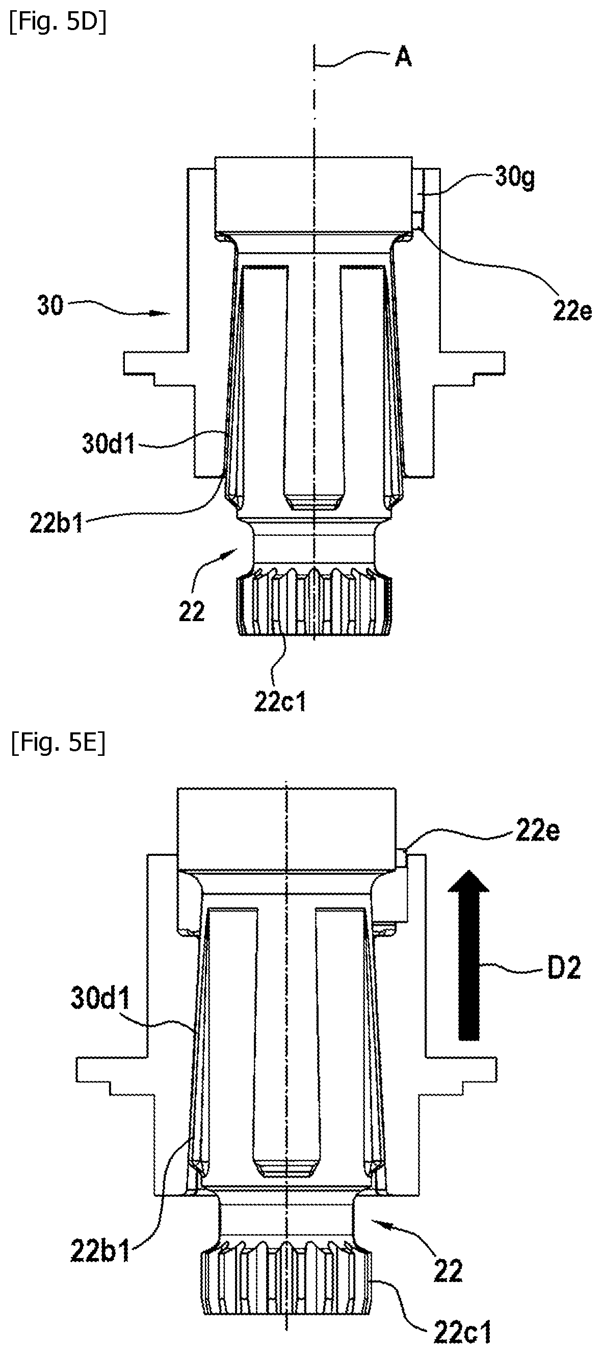 Patent US12313081 Figure 5 – Module for mounting a turbomachine fan blade