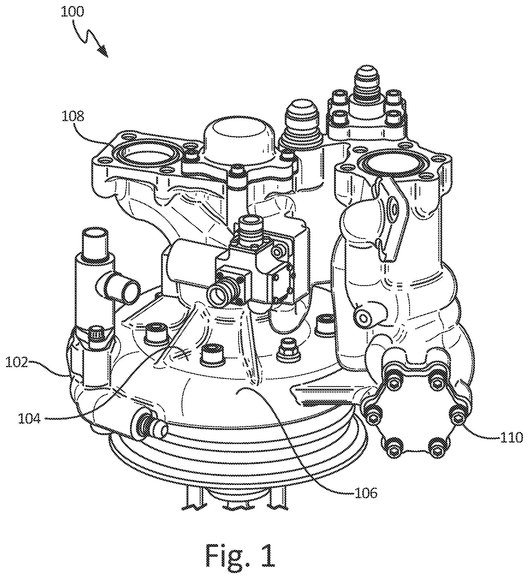 Patent US12313083 Figure 1 – Additively manufactured optimized fuel pump volute entrance