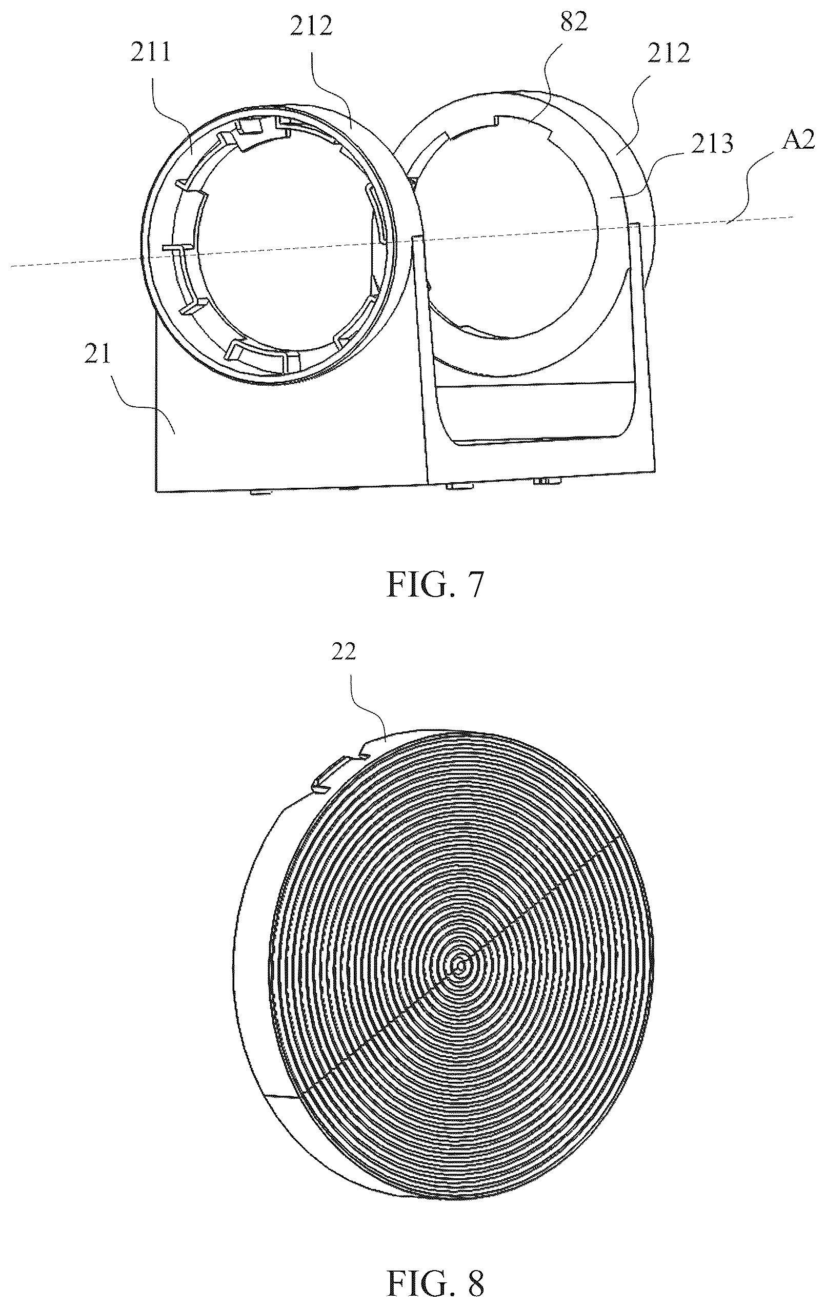 Patent US12313085 Figure 4 – Connection component and fan