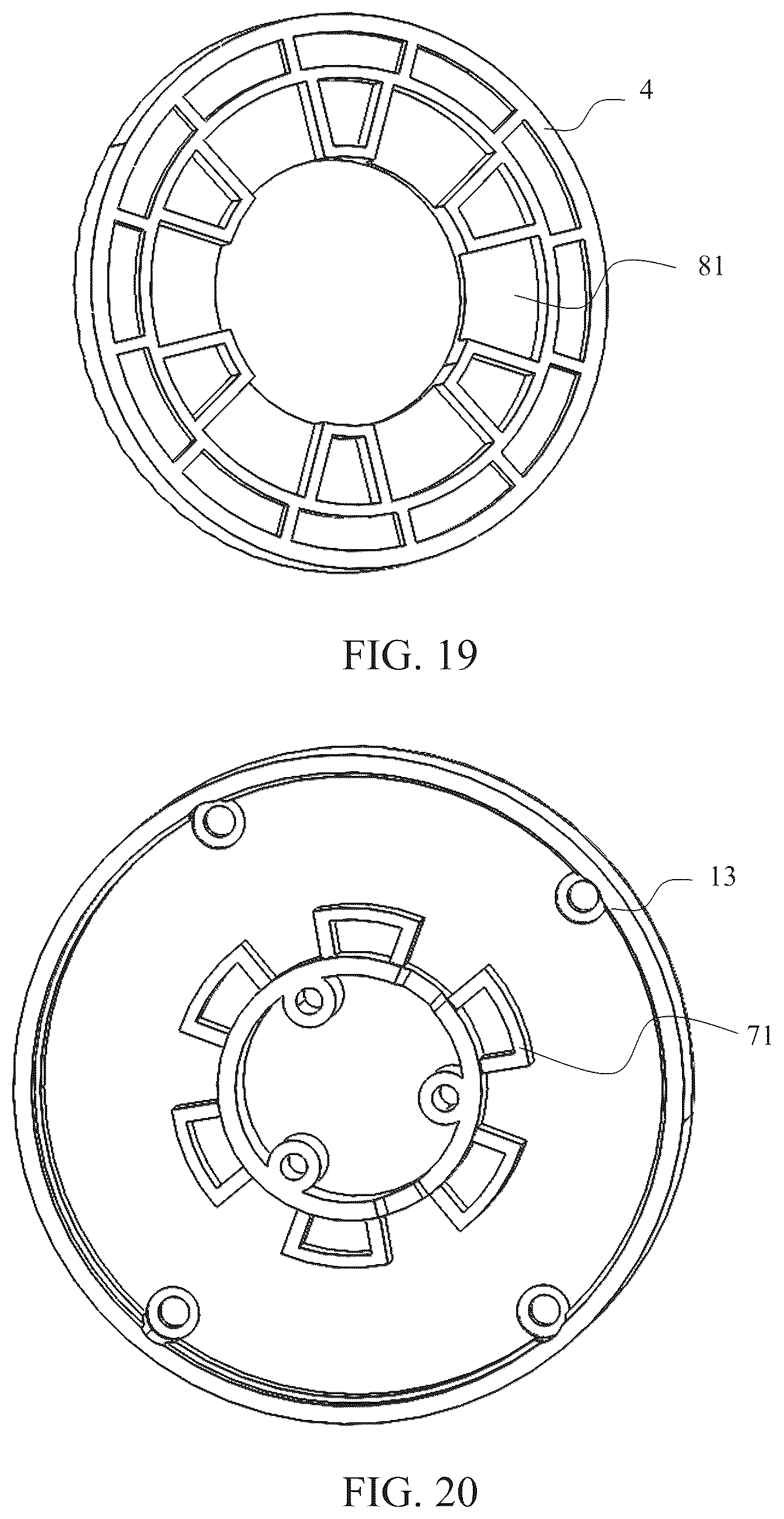 Patent US12313085 Figure 10 – Connection component and fan