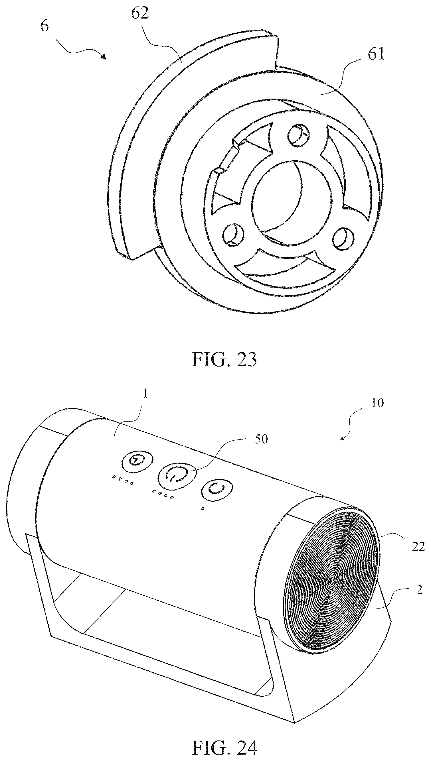 Patent US12313085 Figure 12 – Connection component and fan