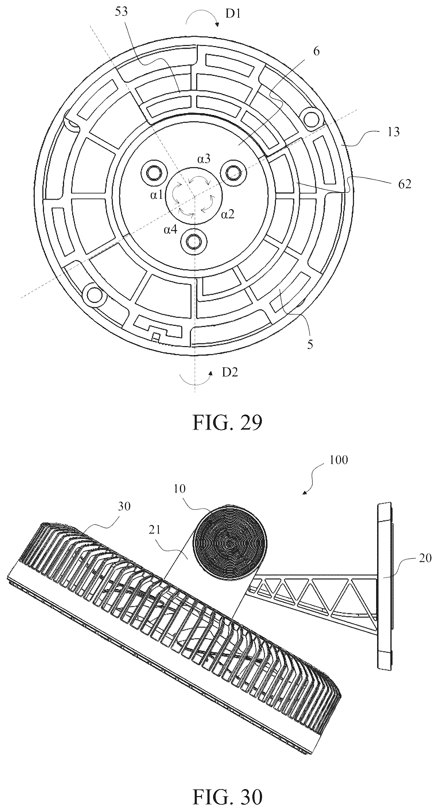 Patent US12313085 Figure 15 – Connection component and fan