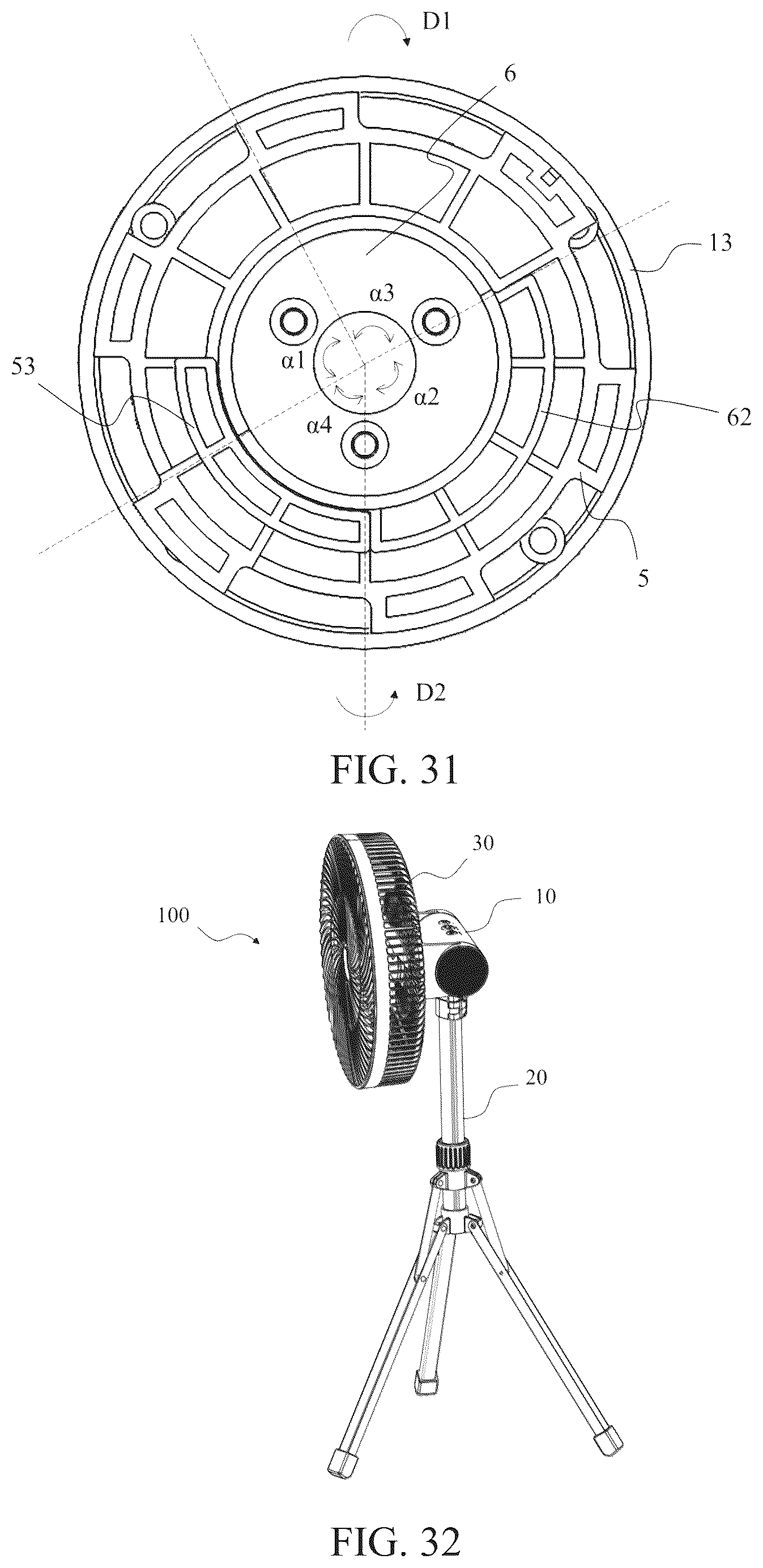 Patent US12313085 Figure 16 – Connection component and fan