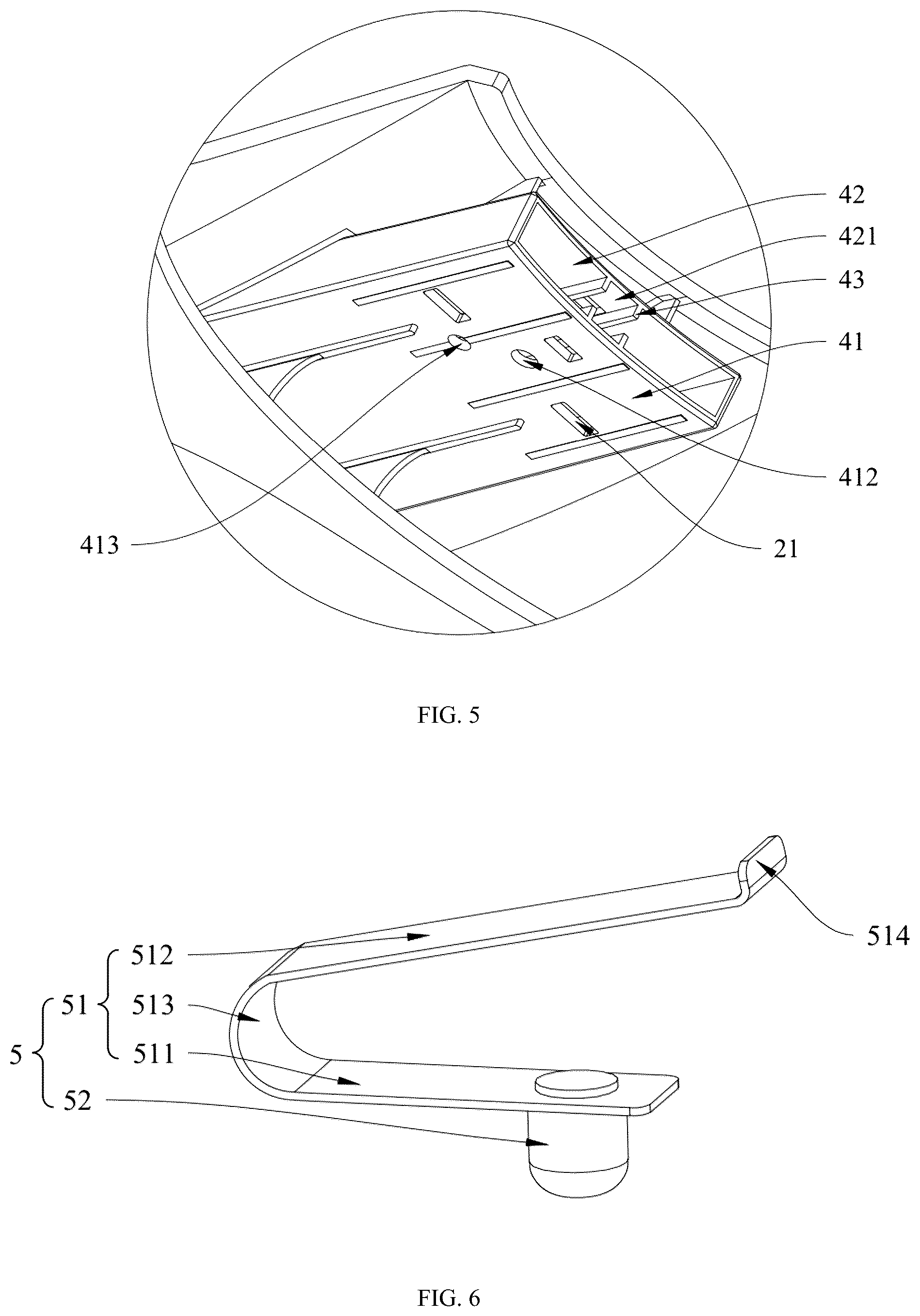 Patent US12313086 Figure 3 – Mounting and demounting structure and fan