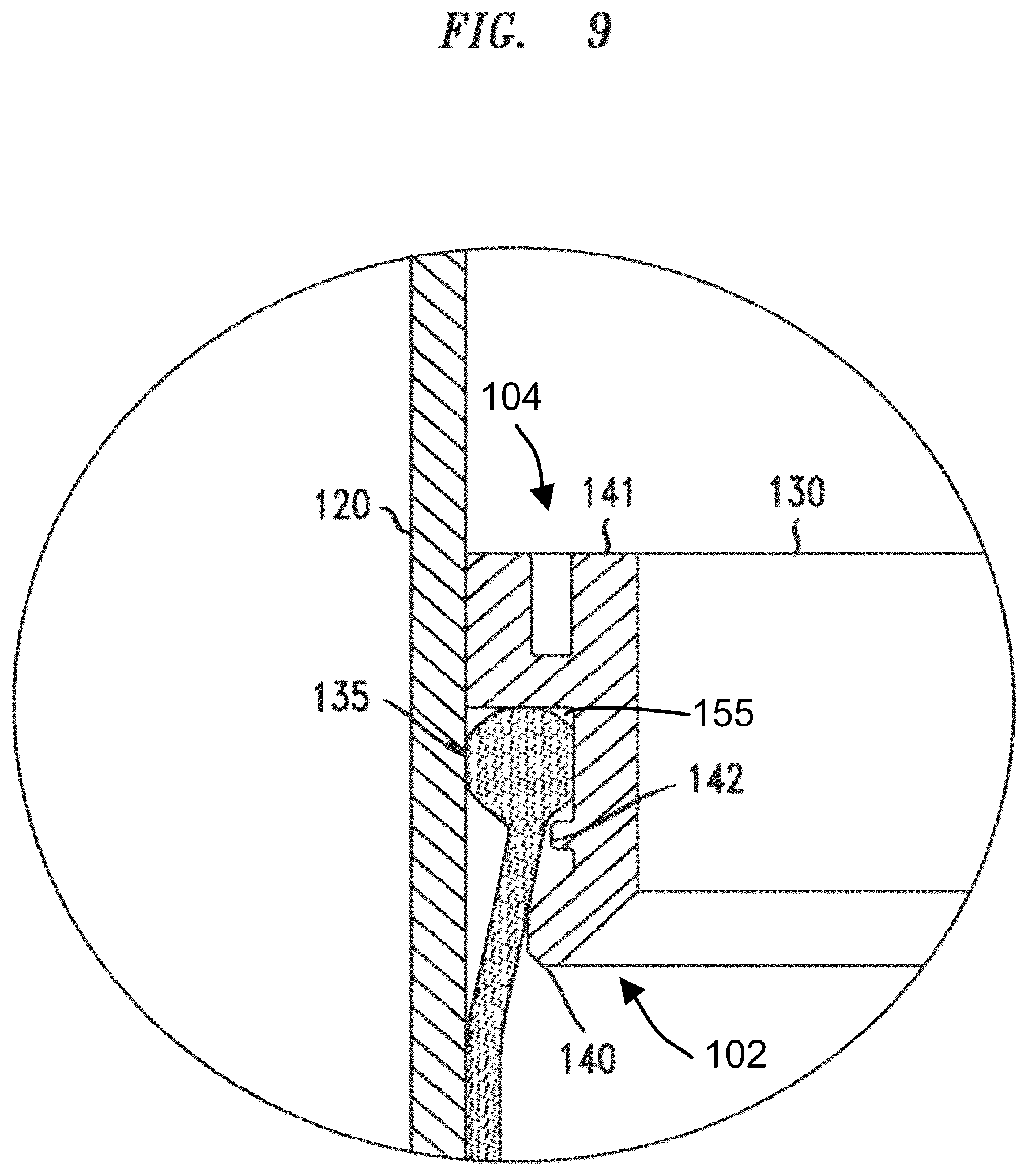 Patent US12313090 Figure 9 – Hydro-pneumatic pressure vessel and diaphragm assembly method