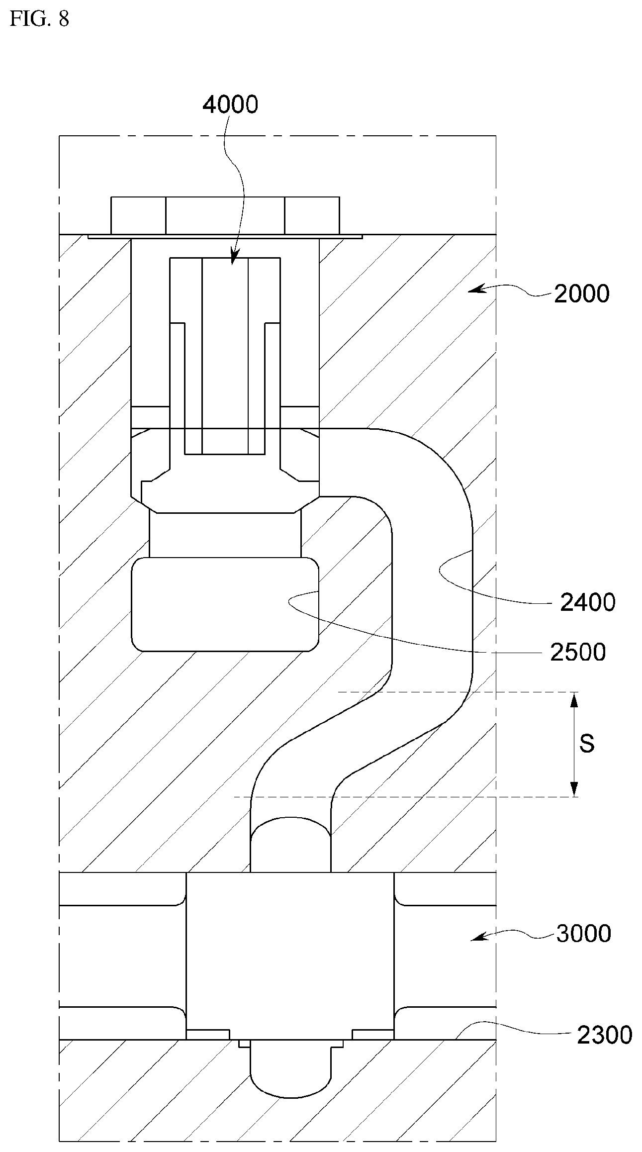 Patent US12313093 Figure 8 – Hydraulic system