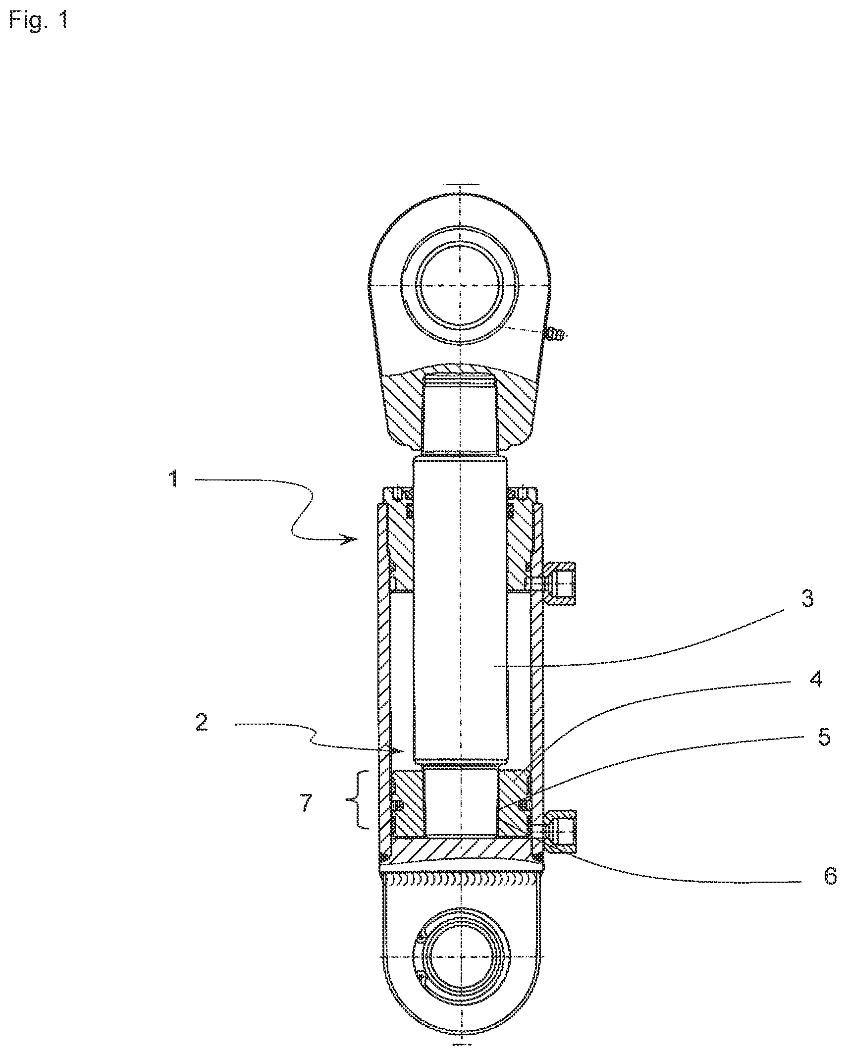 Patent US12313094 Figure 1 – Piston unit of a working cylinder