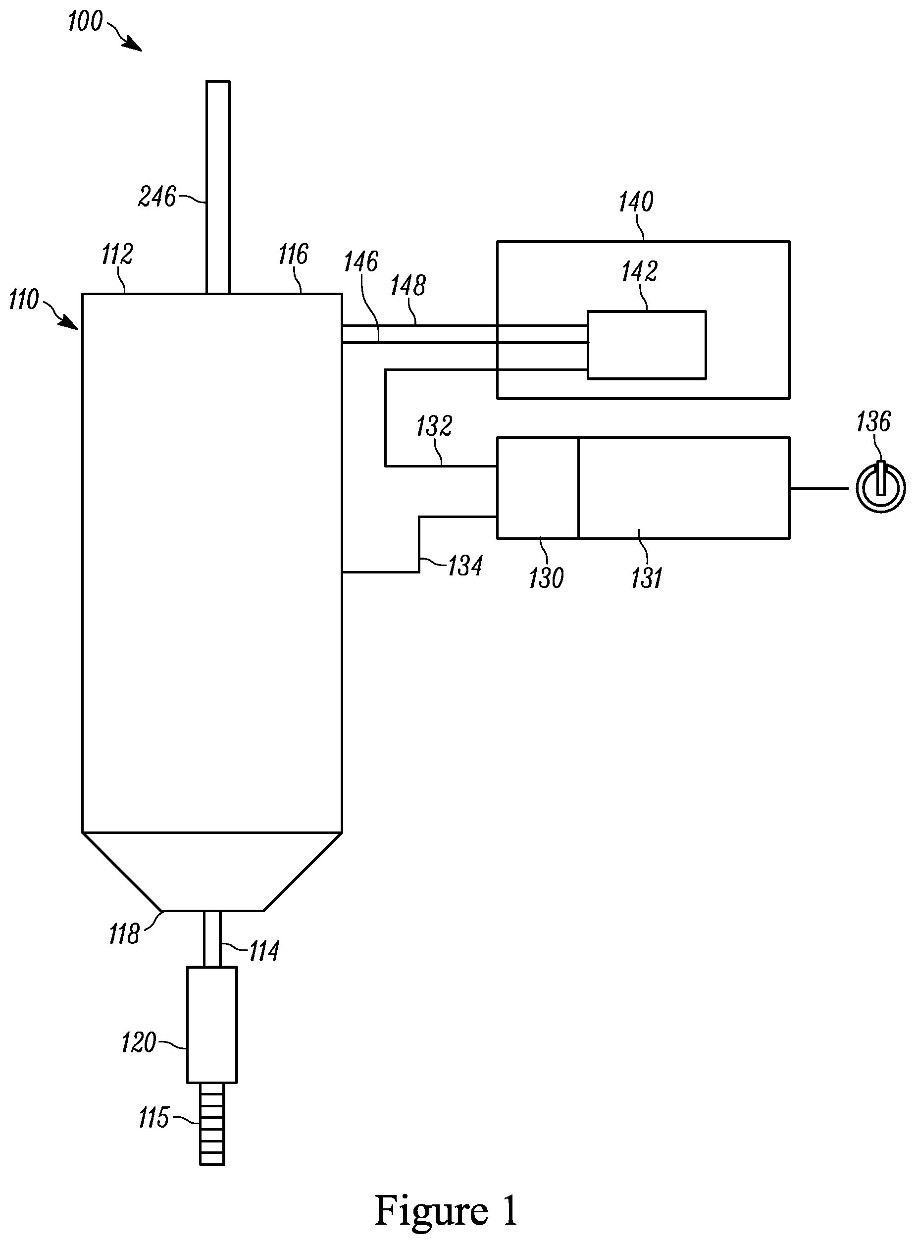 Patent US12313096 Figure 1 – Forklift hydraulic motor based industrial driver apparatus