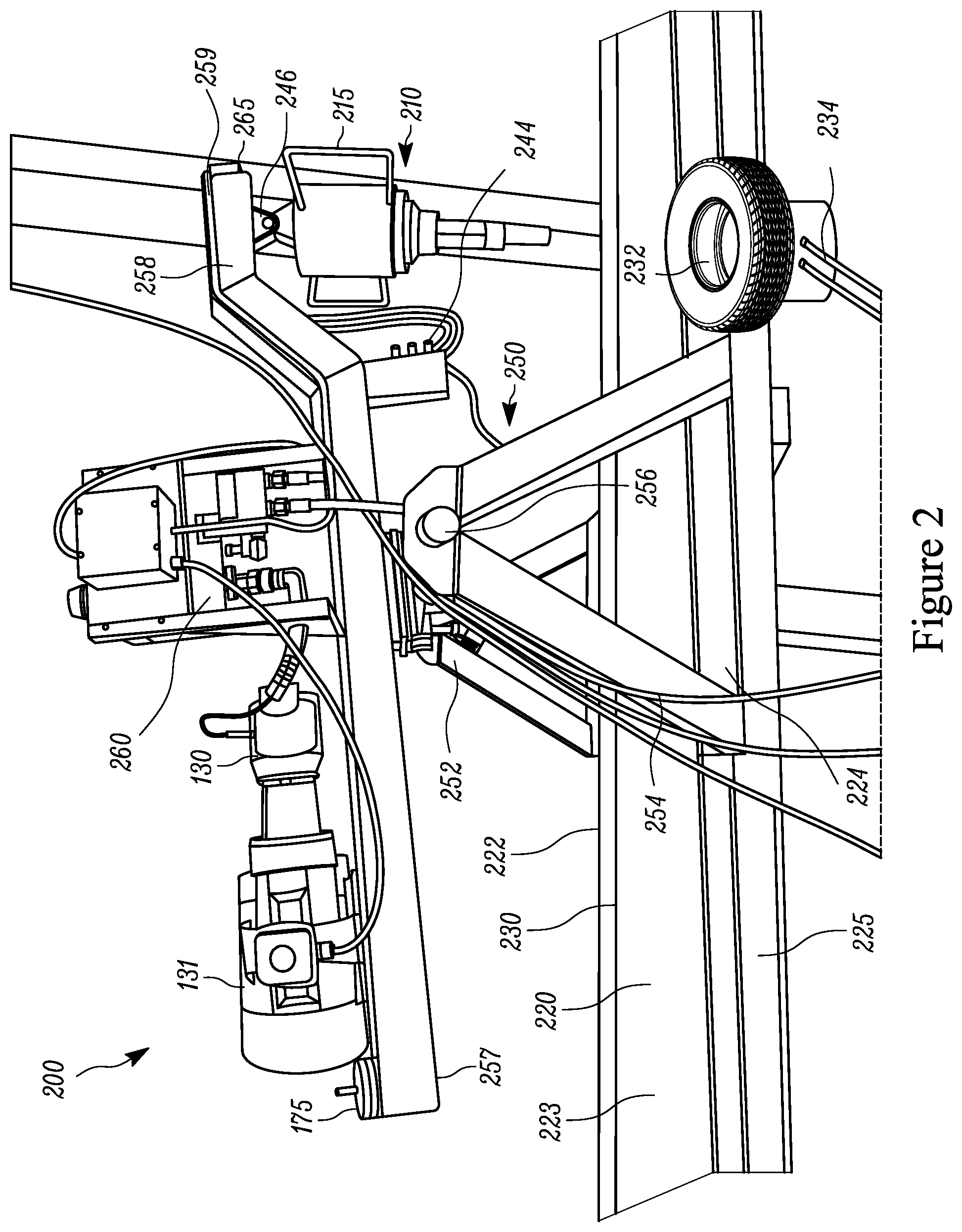 Patent US12313096 Figure 2 – Forklift hydraulic motor based industrial driver apparatus