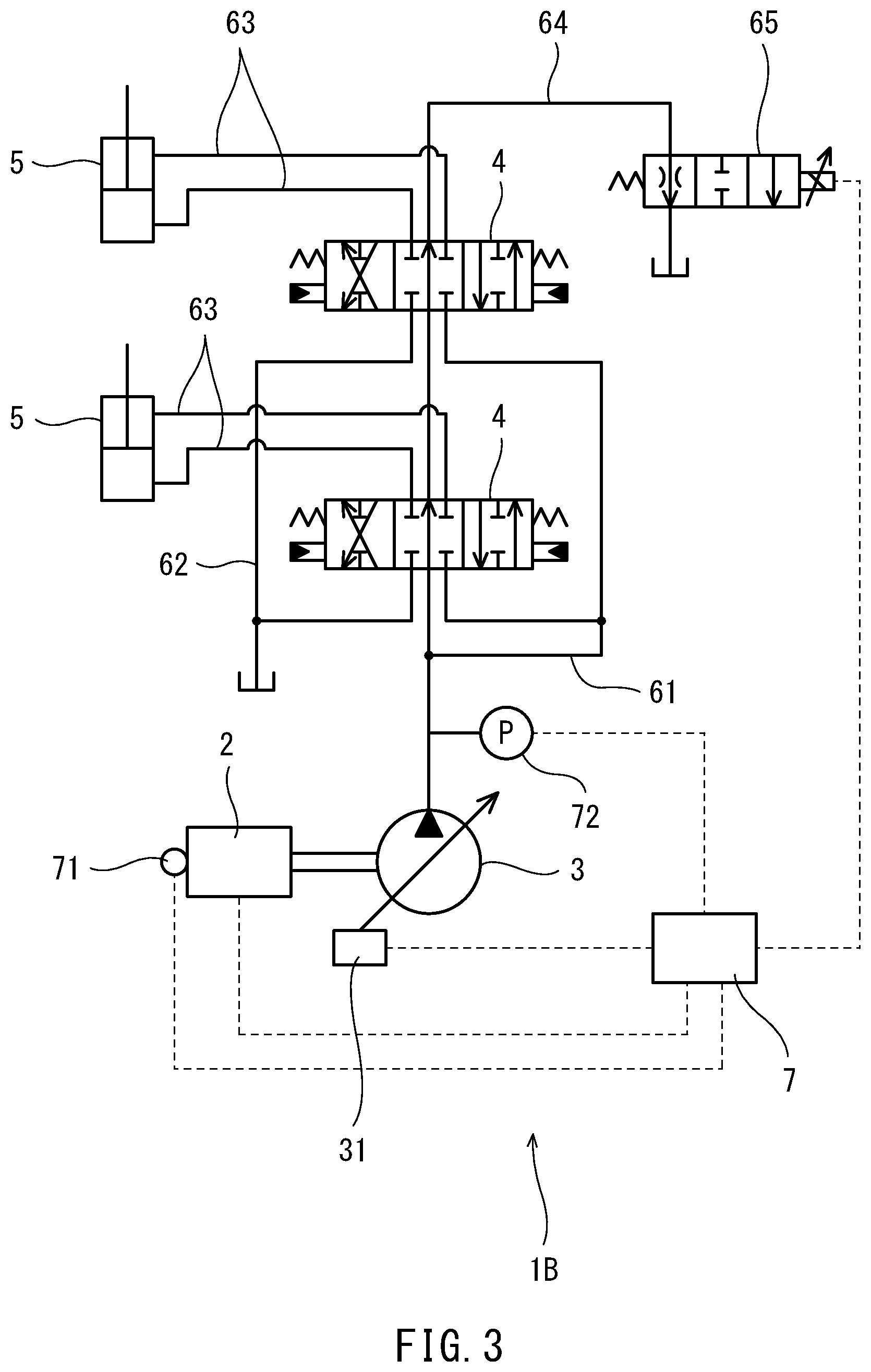 Patent US12313098 Figure 3 – Hydraulic pump performance deterioration detection system
