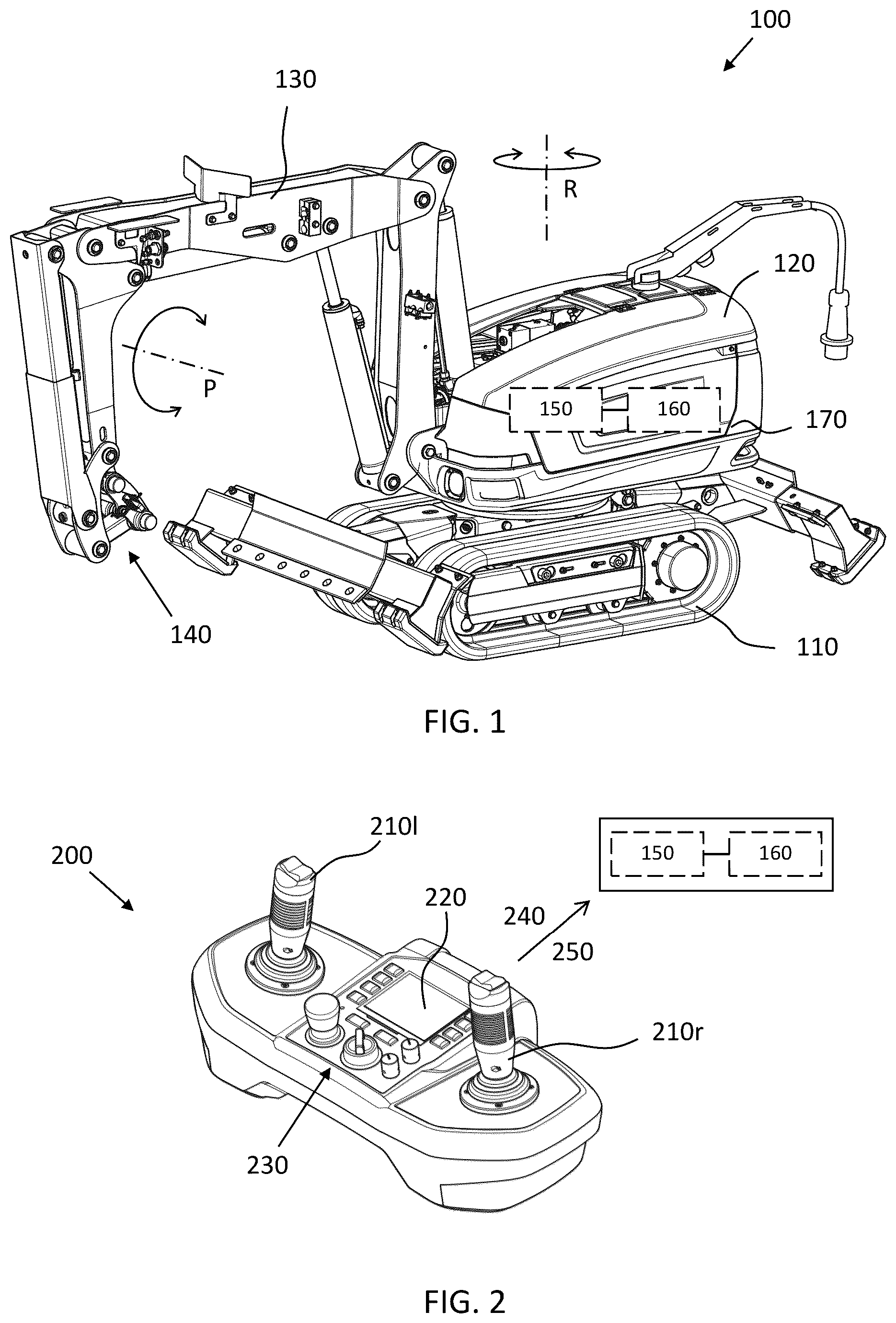 Patent US12313099 Figure 1 – Hydraulic system with a functional safety feature for demolition robots