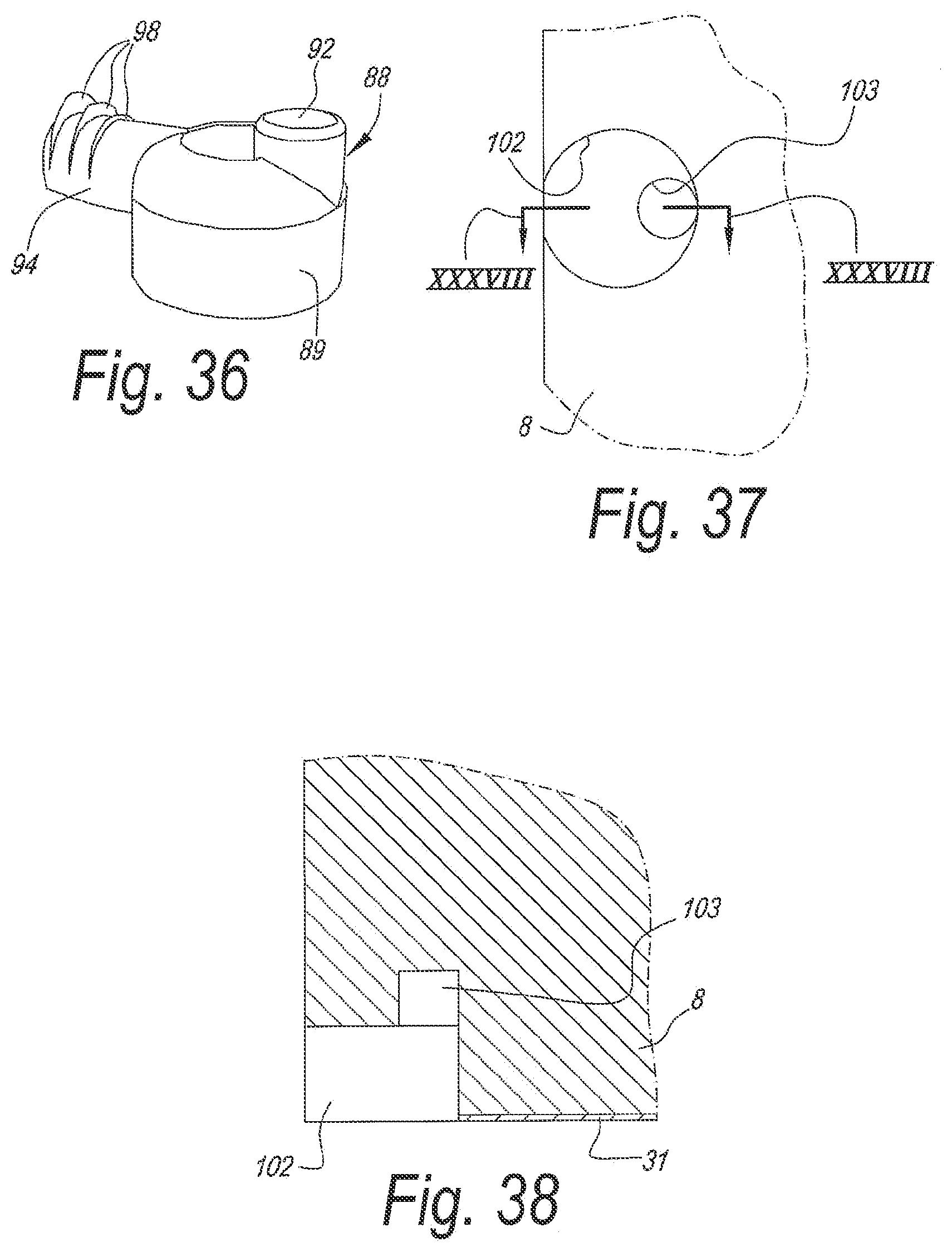 Patent US12313106 Figure 15 – Composed element and rear wall construction applied herewith