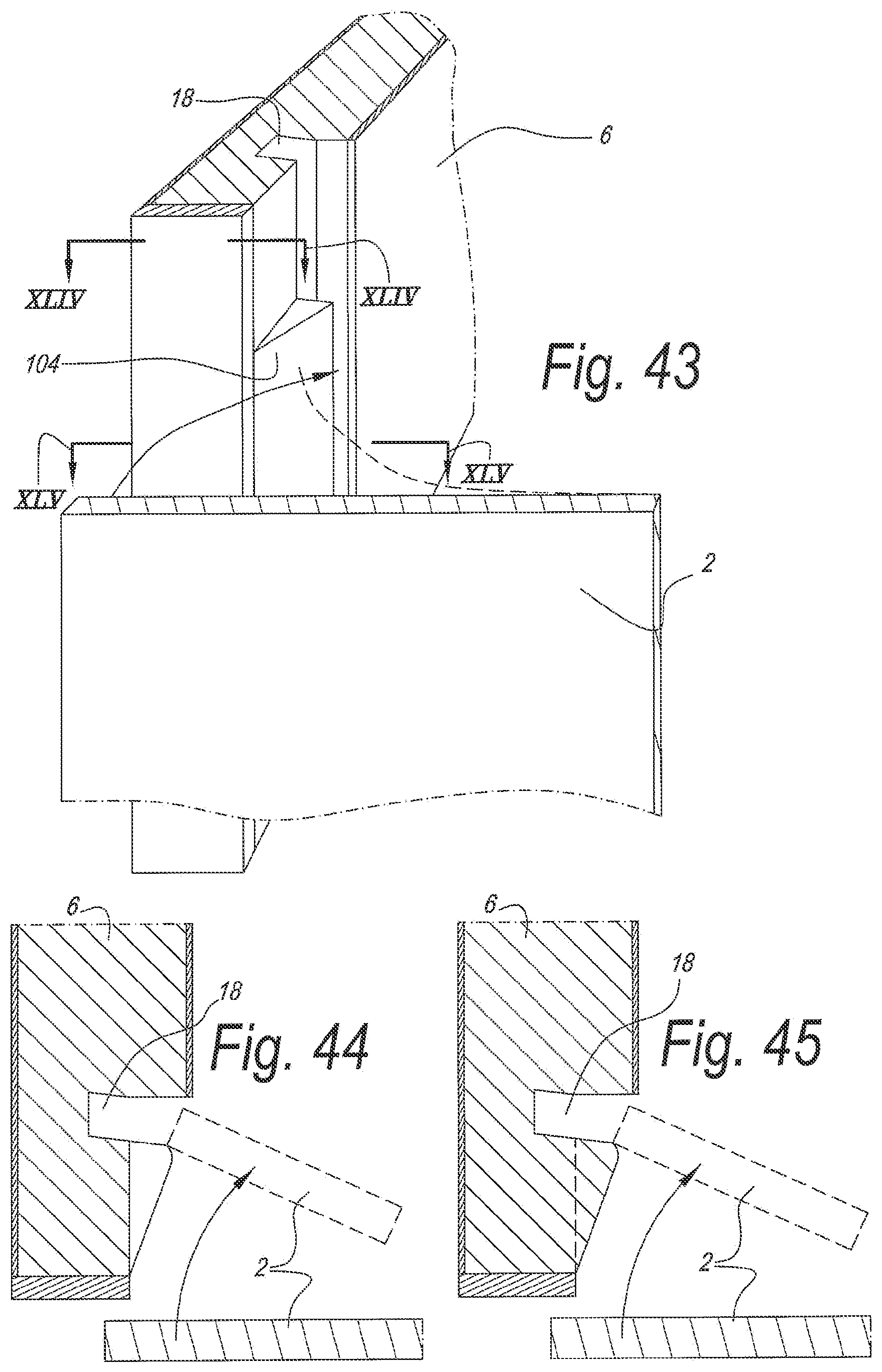 Patent US12313106 Figure 18 – Composed element and rear wall construction applied herewith