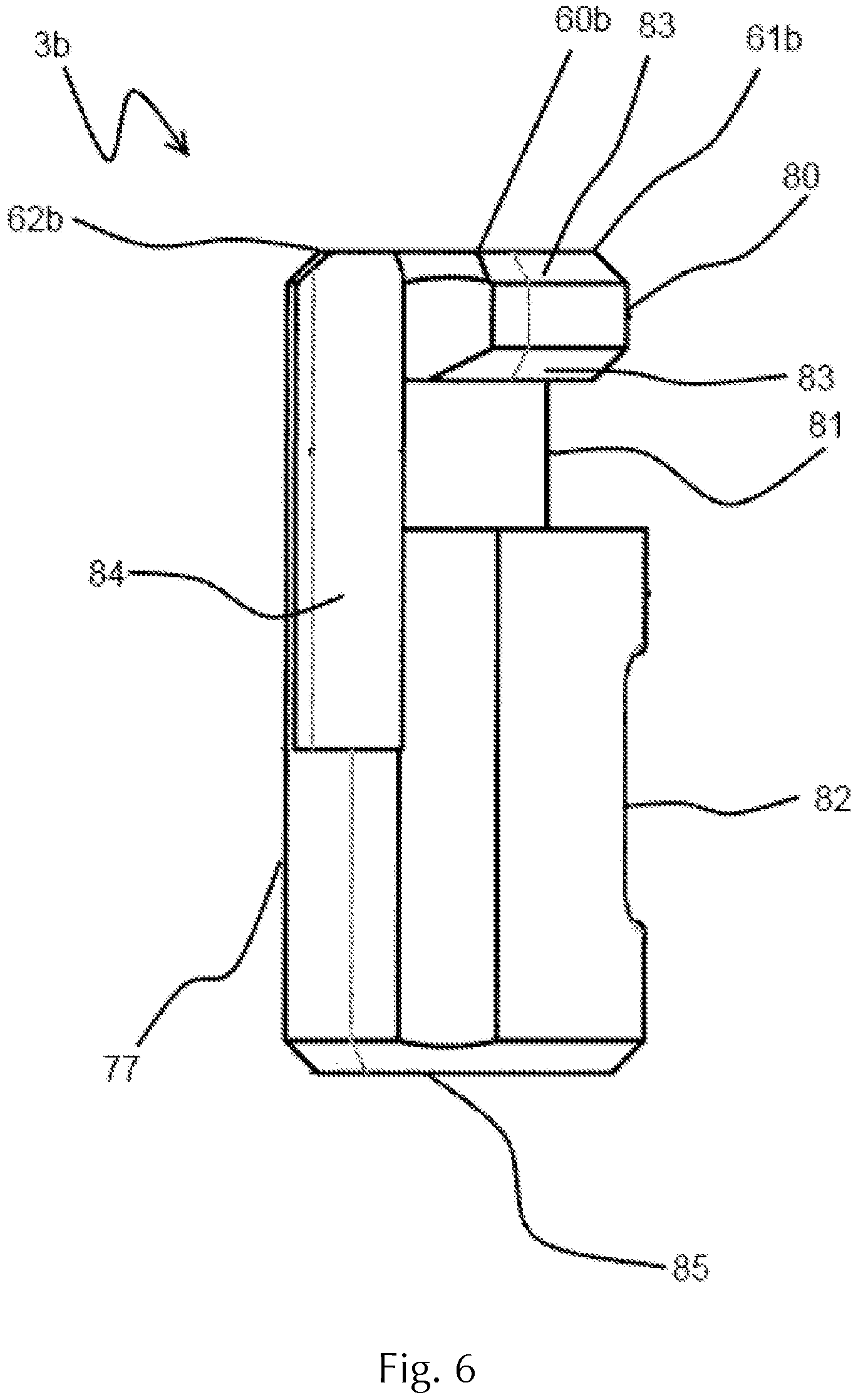 Patent US12313107 Figure 4 – Nozzle system for a textile machine, screw system for a quick fastening system, and textile machine comprising said nozzle system