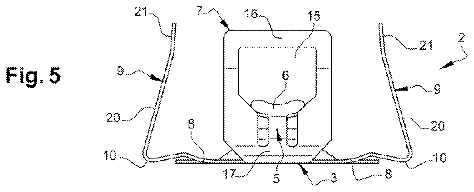 Patent US12313110 Figure 3 – Fastener