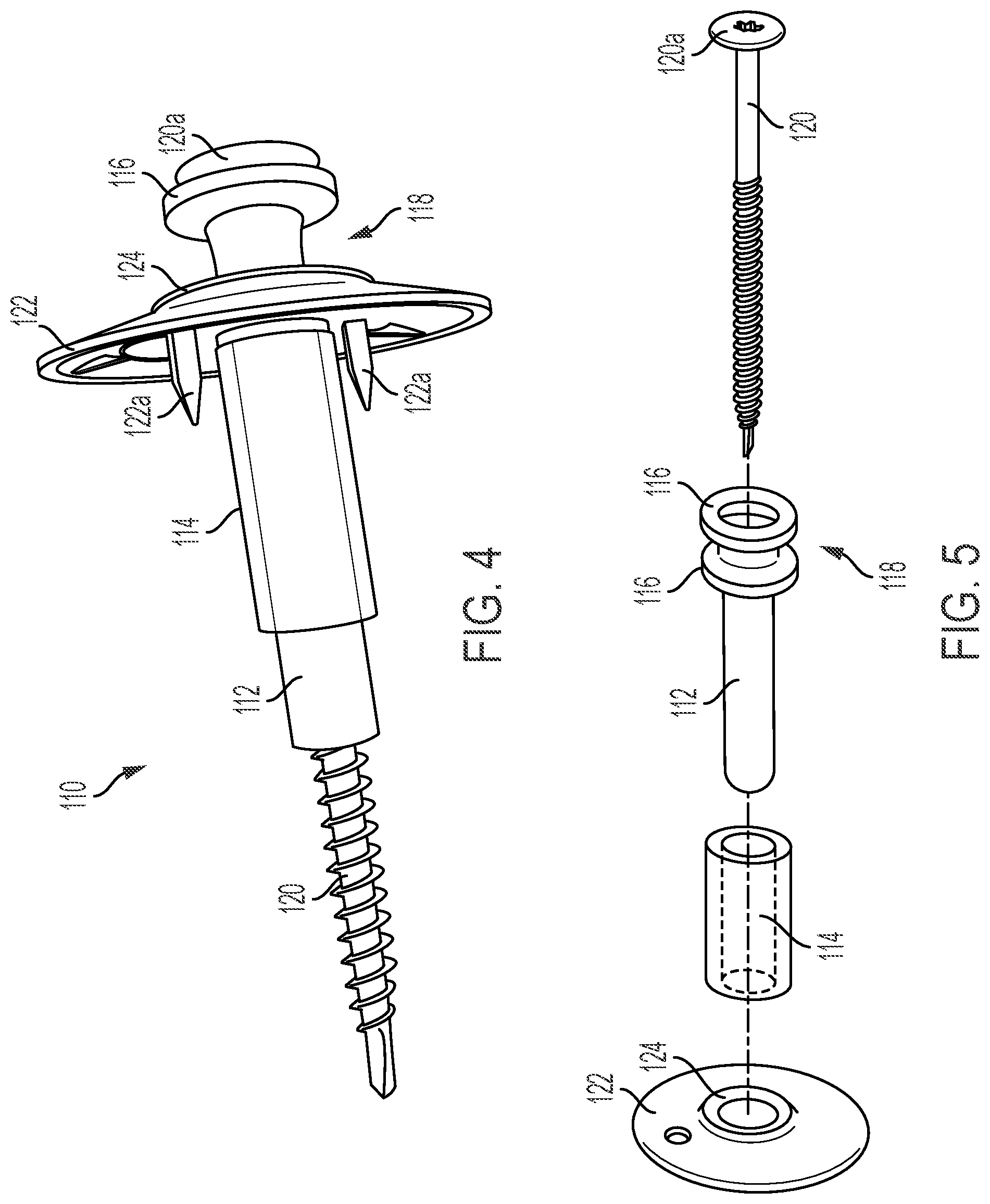 Patent US12313111 Figure 3 – Wall system fastener with seal member