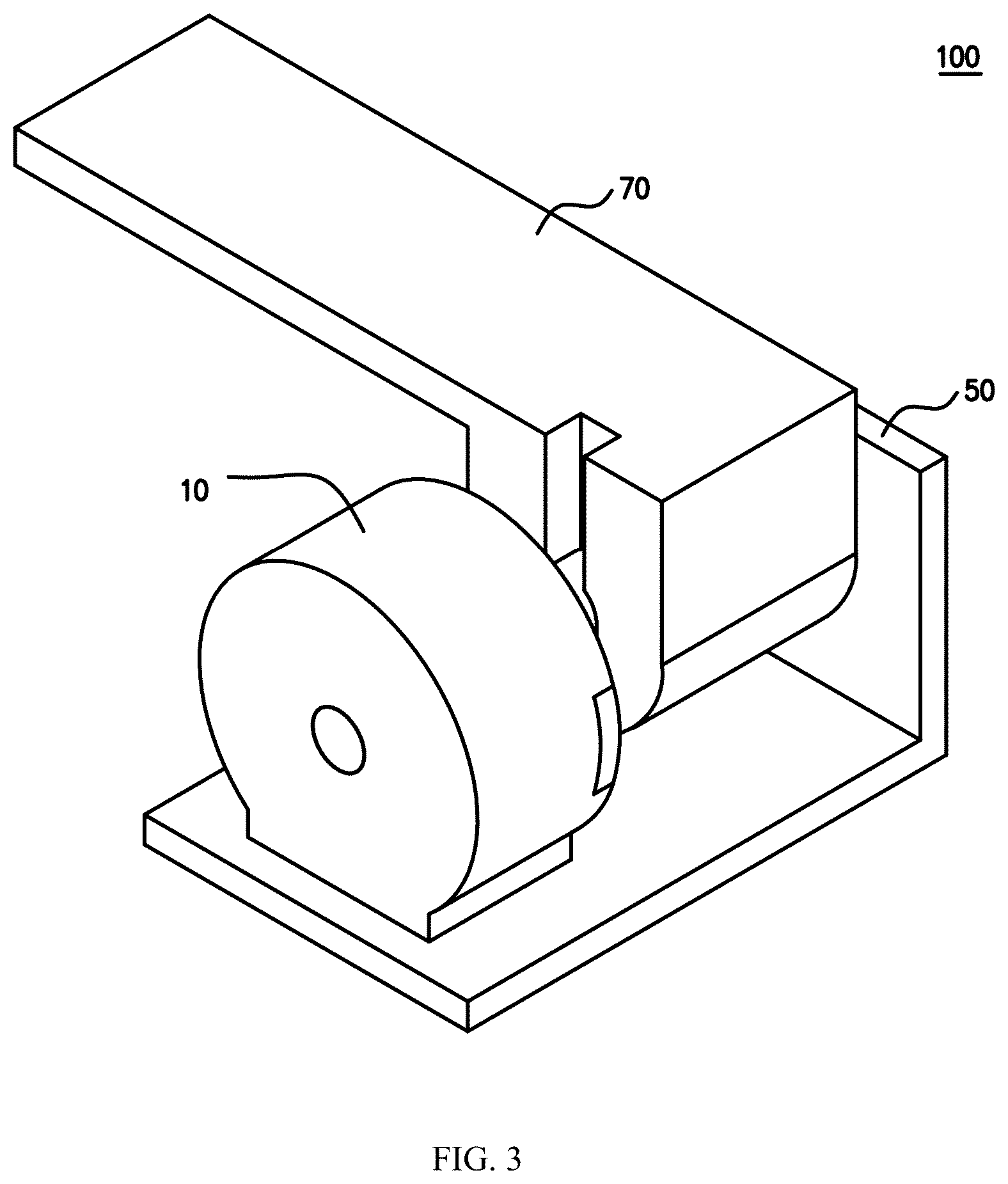 Patent US12313114 Figure 3 – Rotating shaft apparatus and electronic device