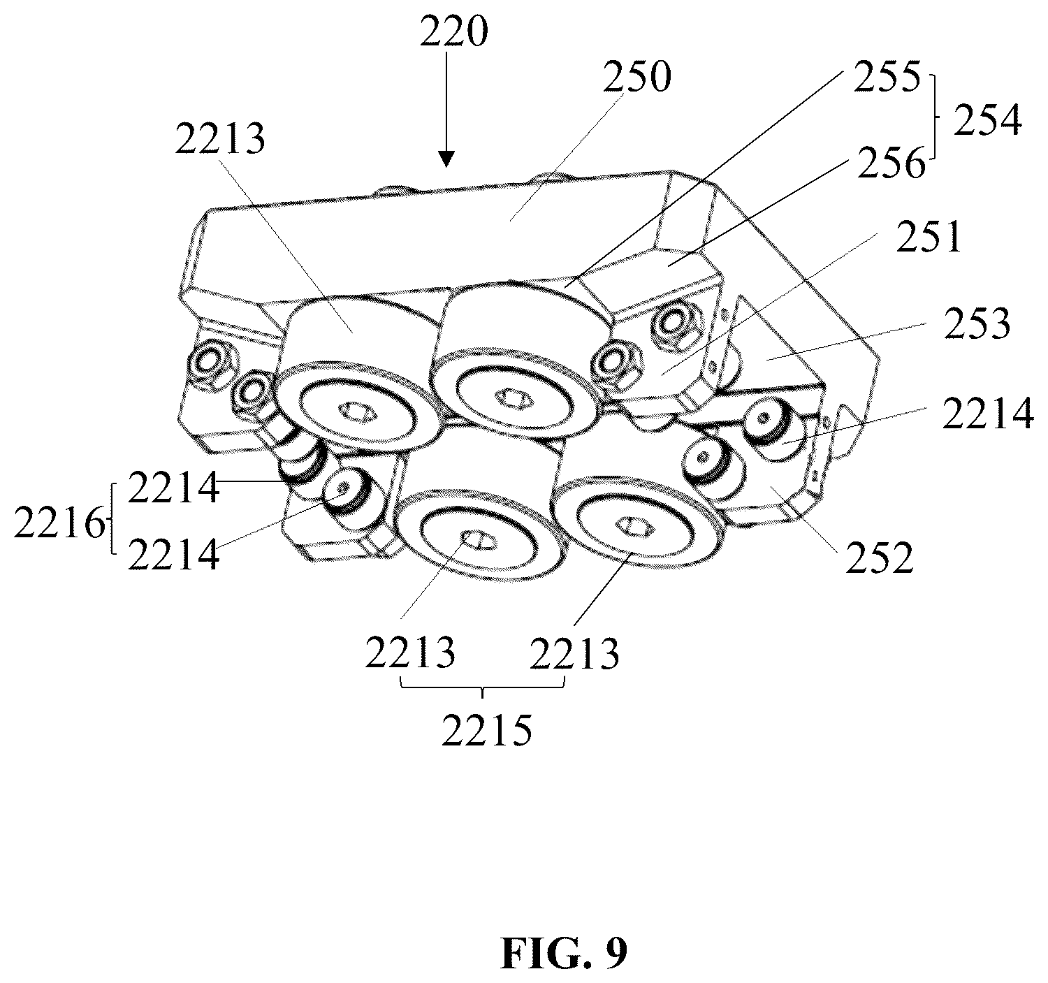 Patent US12313118 Figure 9 – Transmission mechanisms, cable management apparatus, and medical devices