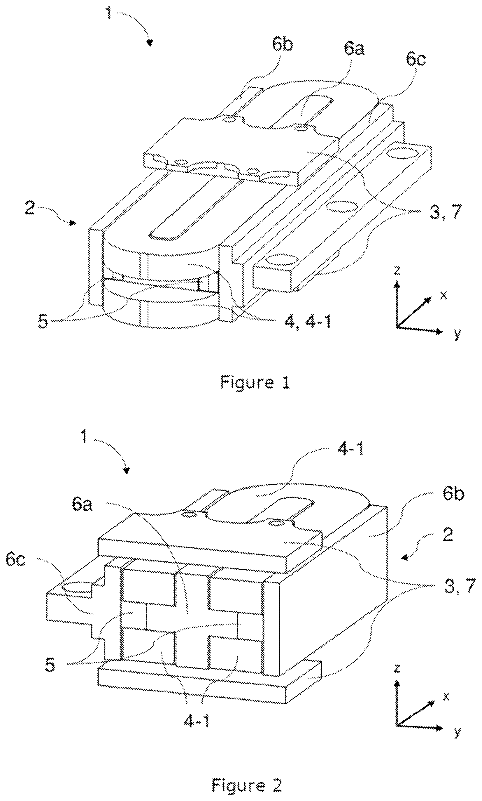 Patent US12313120 Figure 1 – Magnetic bearing device and positioning system