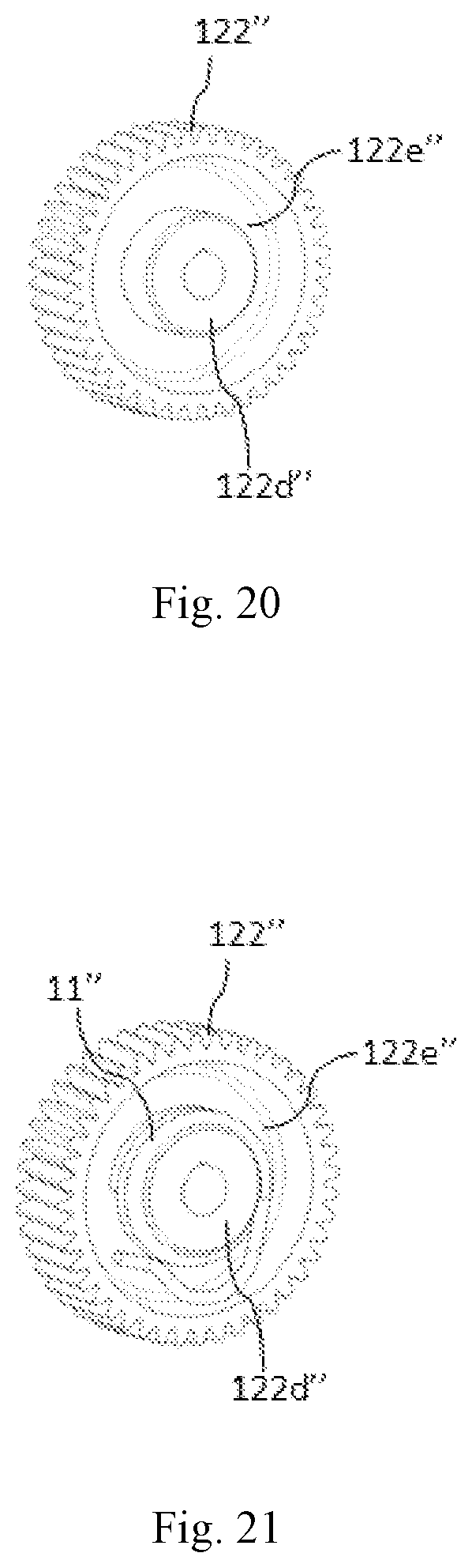 Patent US12313130 Figure 10 – One-way damping structure and adjusting assembly comprising one-way damping structure