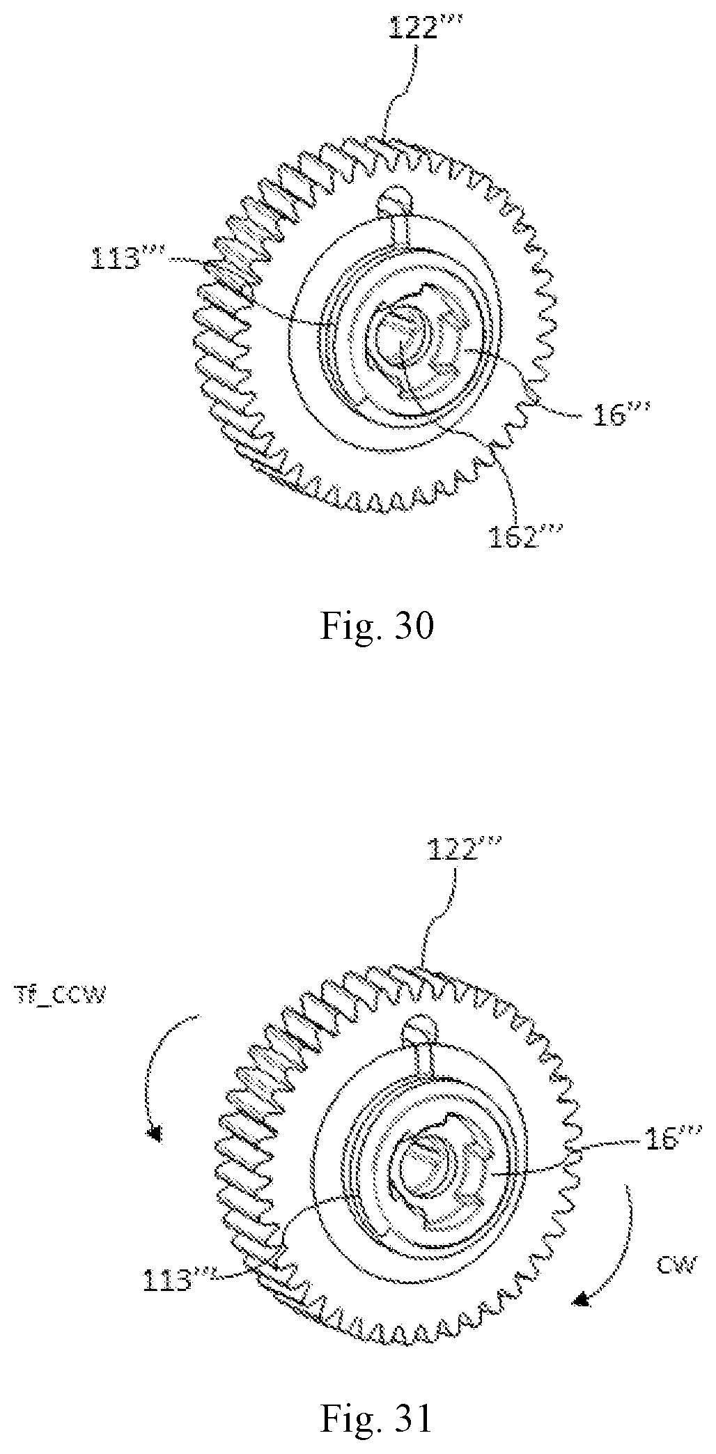 Patent US12313130 Figure 14 – One-way damping structure and adjusting assembly comprising one-way damping structure
