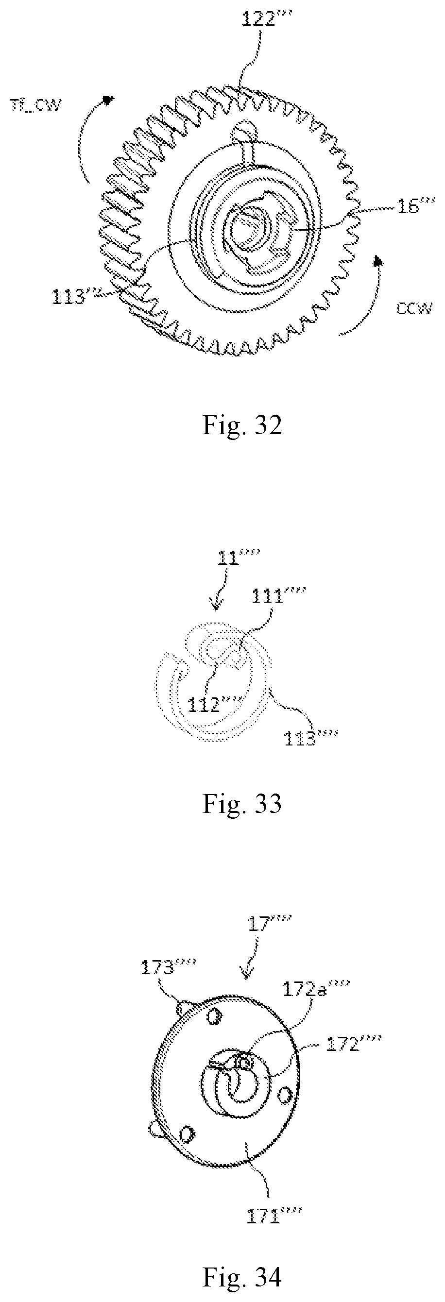 Patent US12313130 Figure 15 – One-way damping structure and adjusting assembly comprising one-way damping structure
