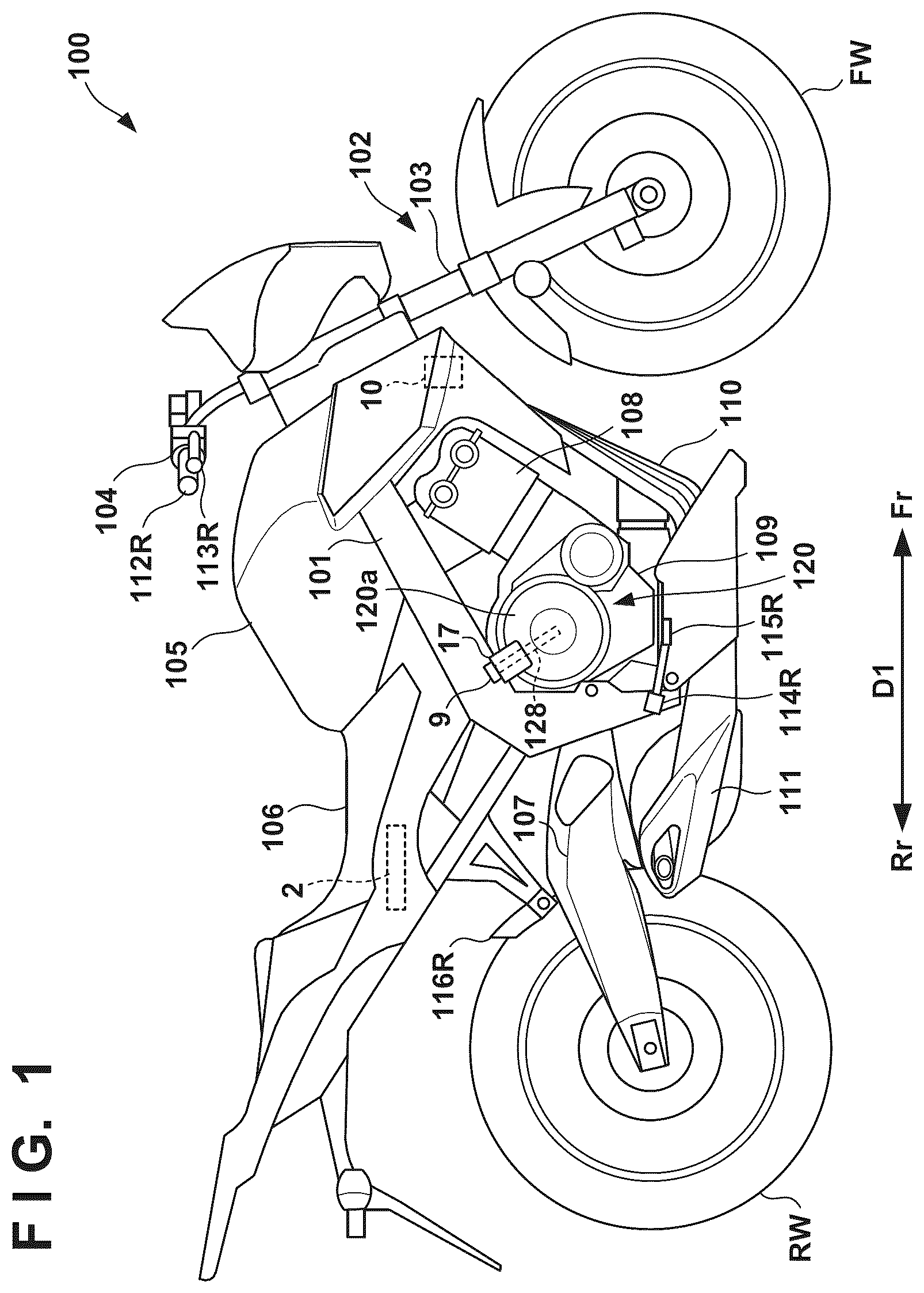 Patent US12313132 Figure 1 – Control device