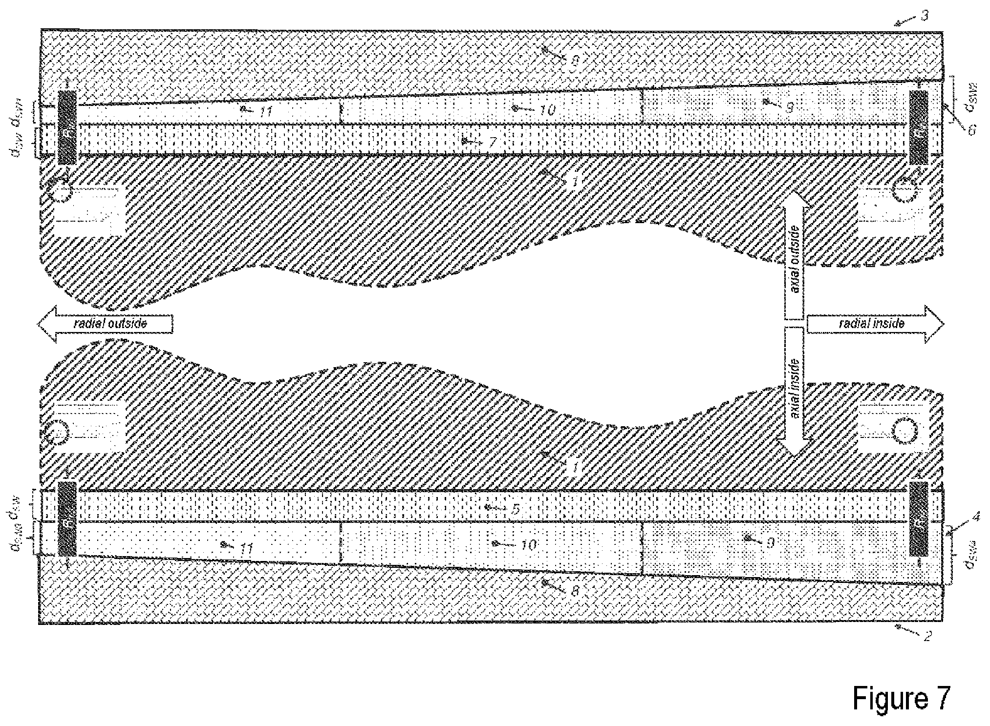 Patent US12313135 Figure 4 – Brake disk and method for producing same