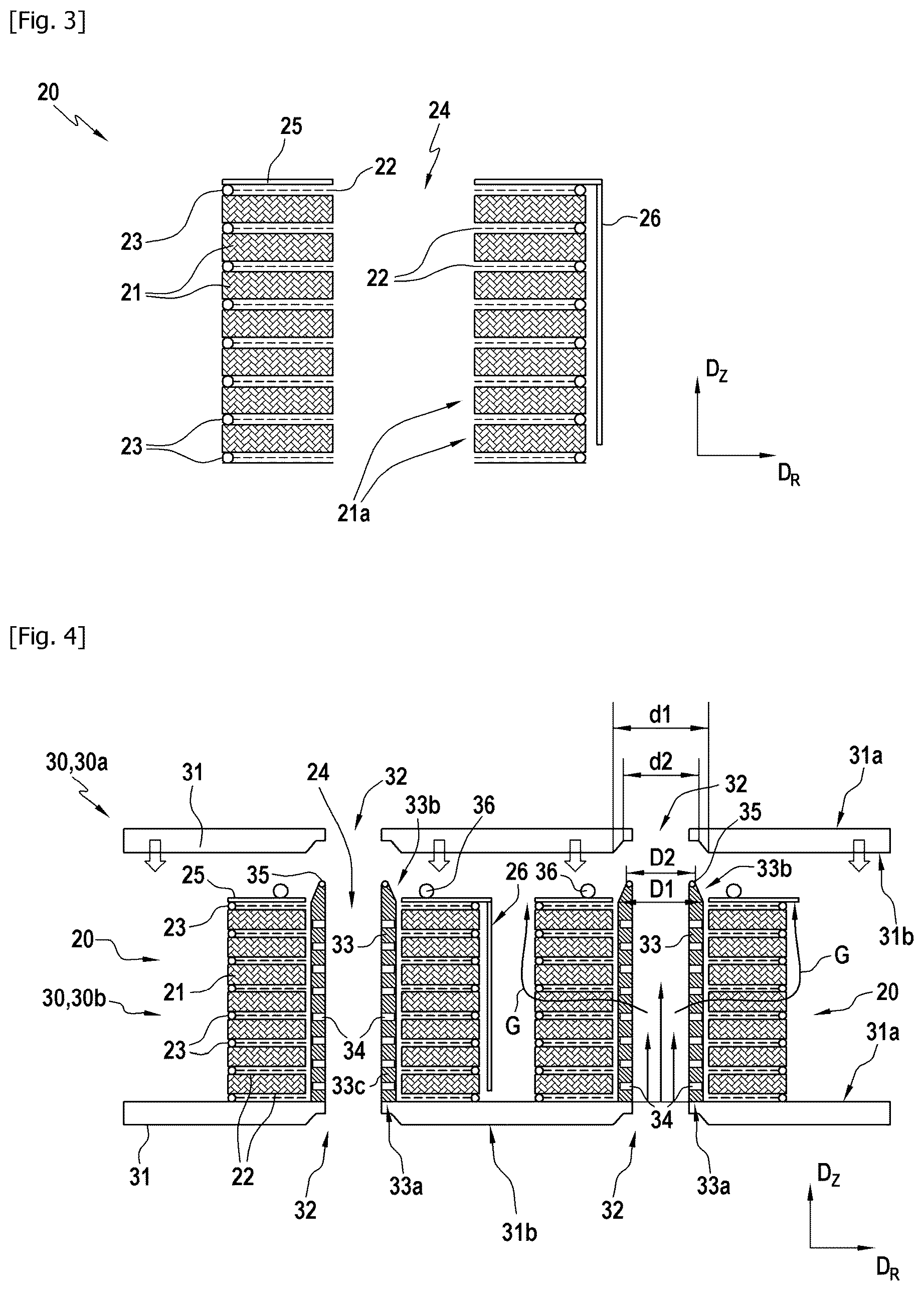 Patent US12313140 Figure 3 – Tooling of multi-pile plates for semi-forced flow