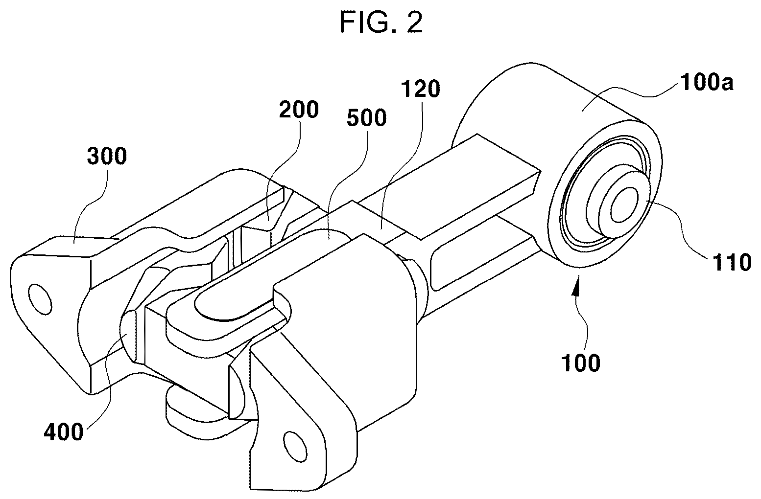Patent US12313141 Figure 2 – Roll-rod for vehicle