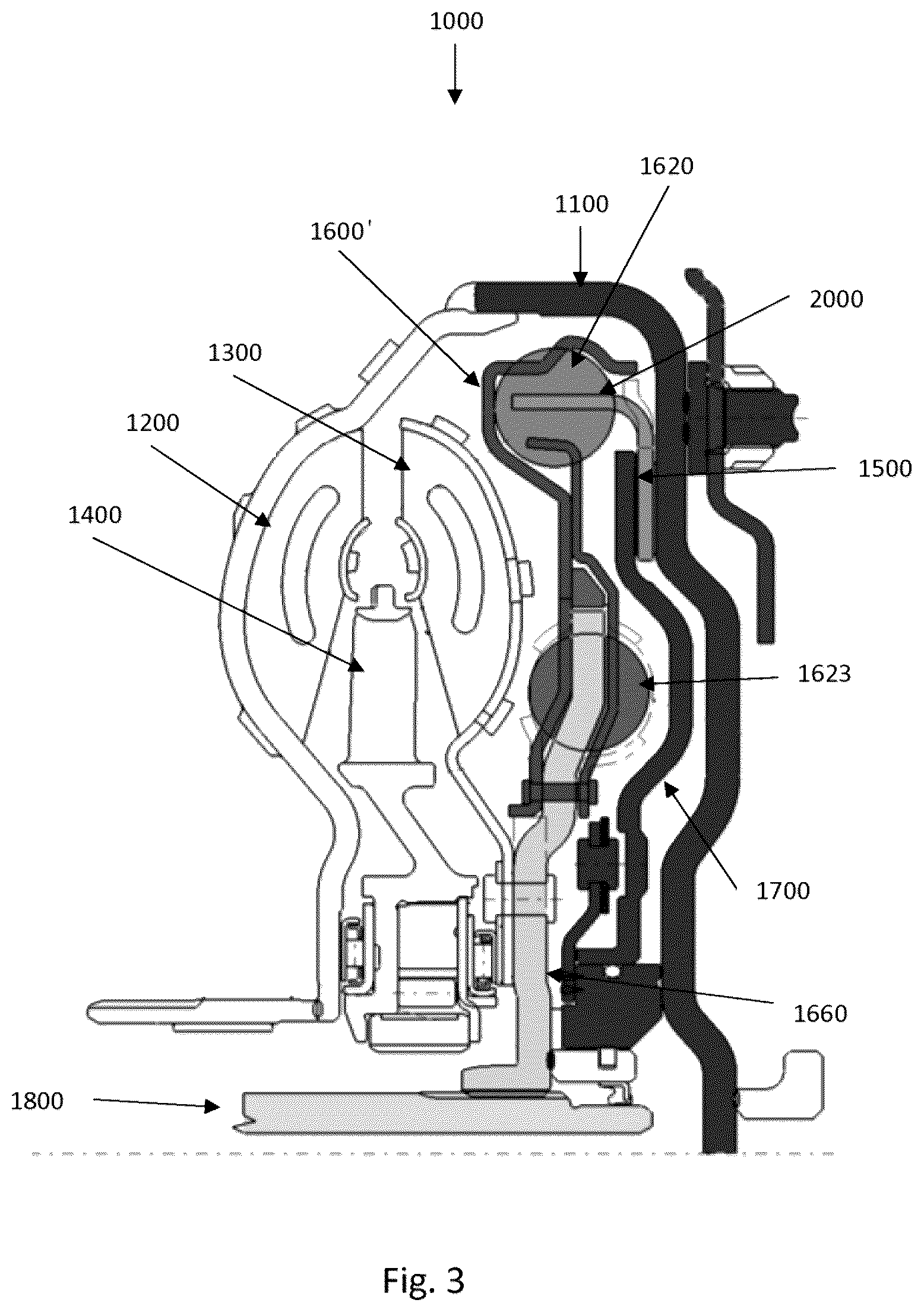 Patent US12313142 Figure 3 – Shock absorber with mechanical stop for torque converter
