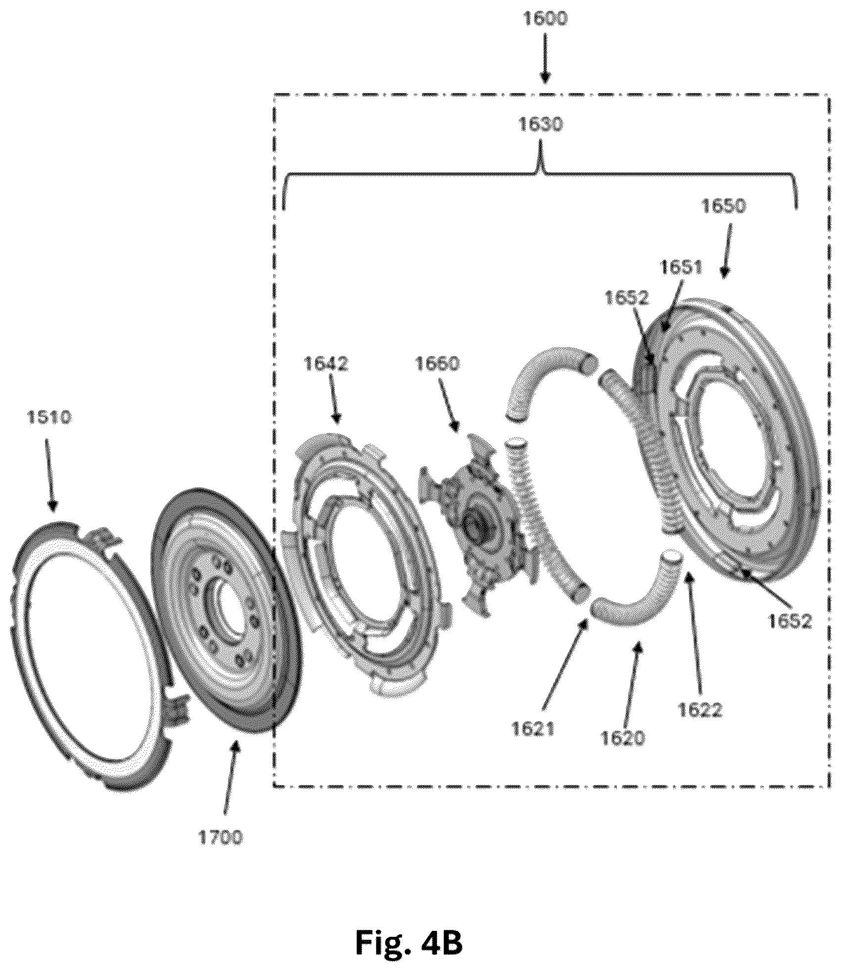 Patent US12313142 Figure 5 – Shock absorber with mechanical stop for torque converter