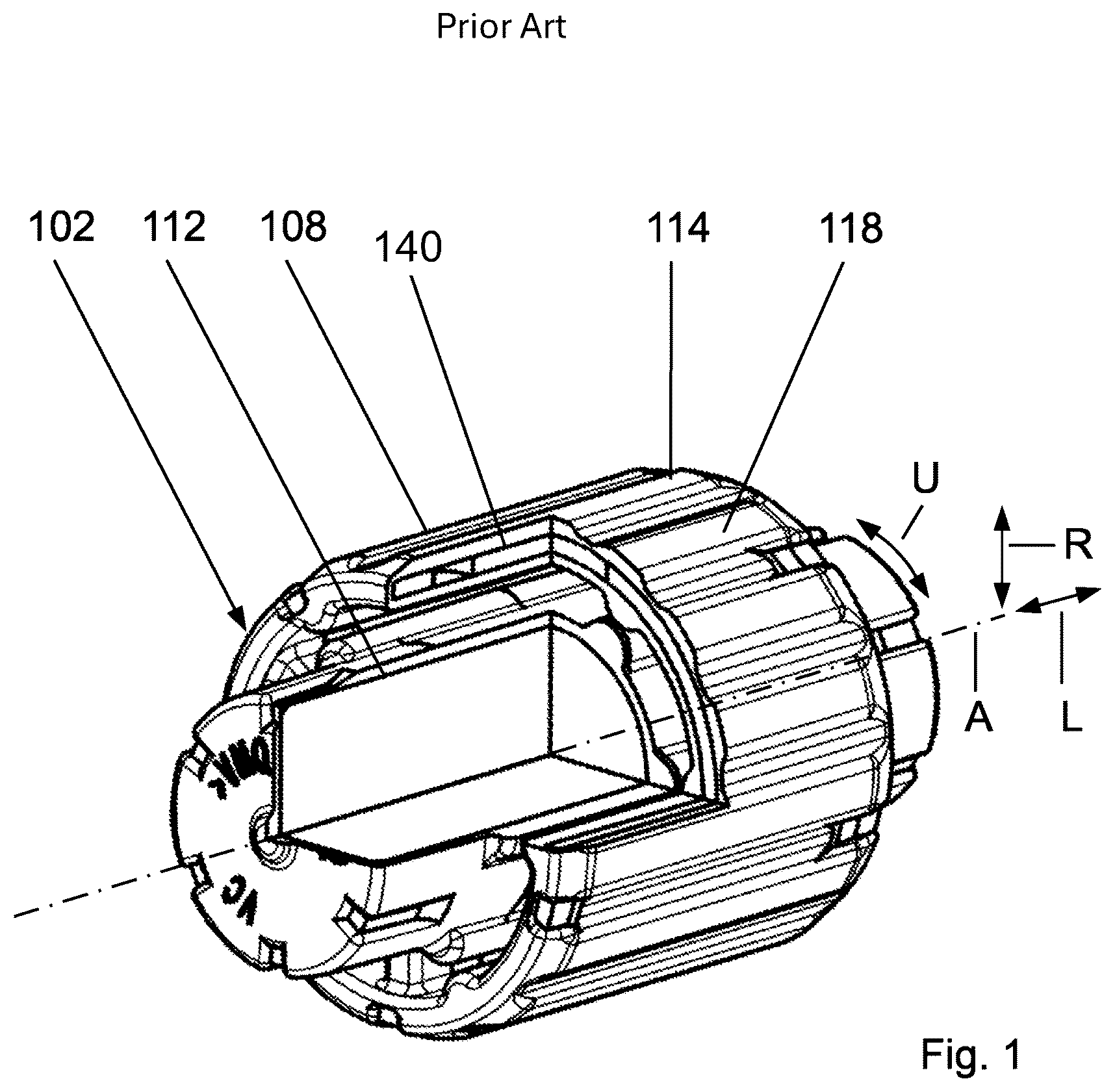 Patent US12313143 Figure 1 – Shaft vibration absorber
