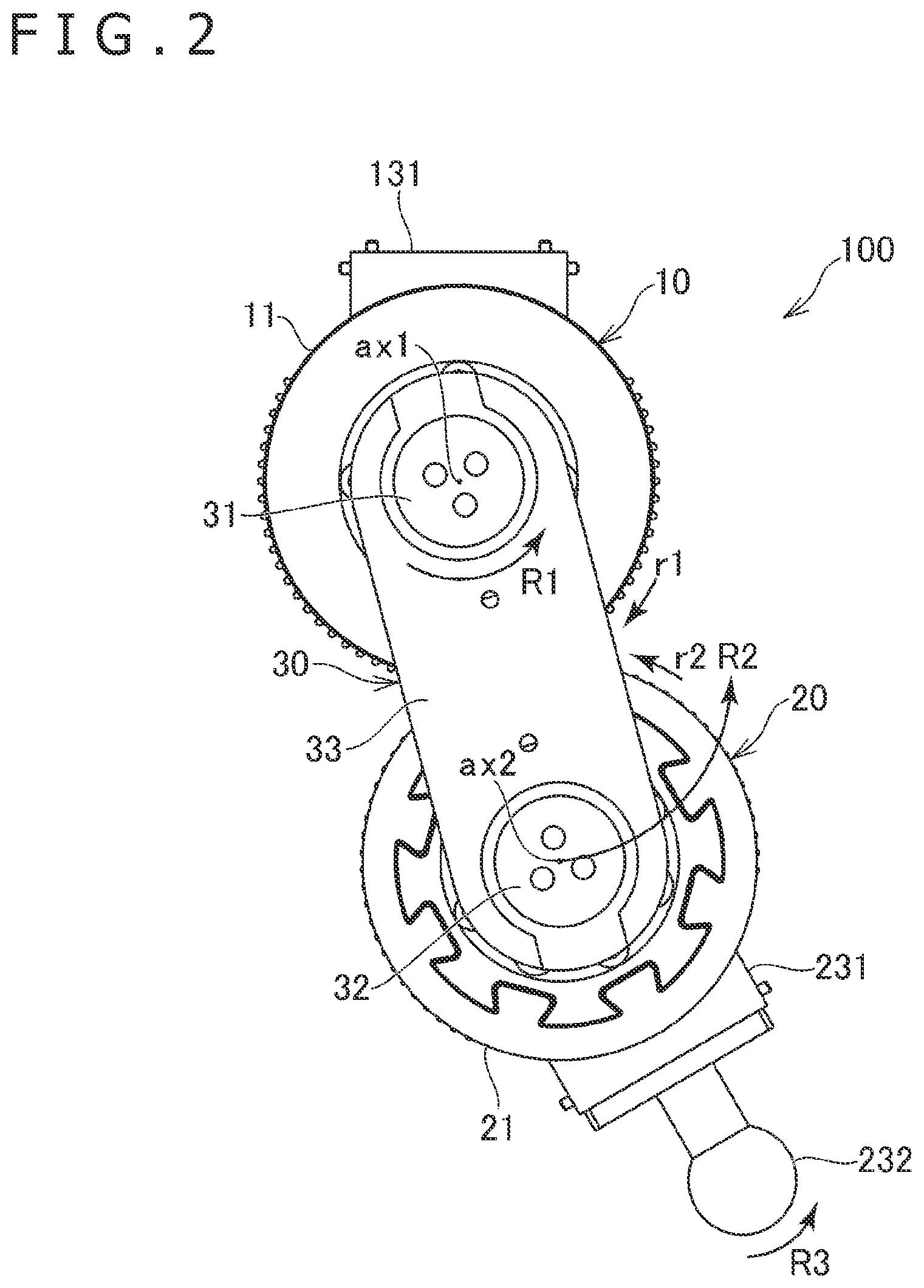 Patent US12313151 Figure 2 – Drive power transmitting mechanism