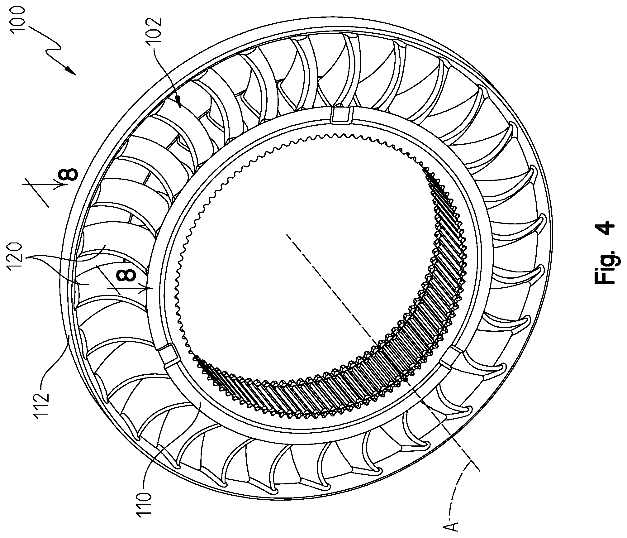 Patent US12313152 Figure 4 – Torque converter
