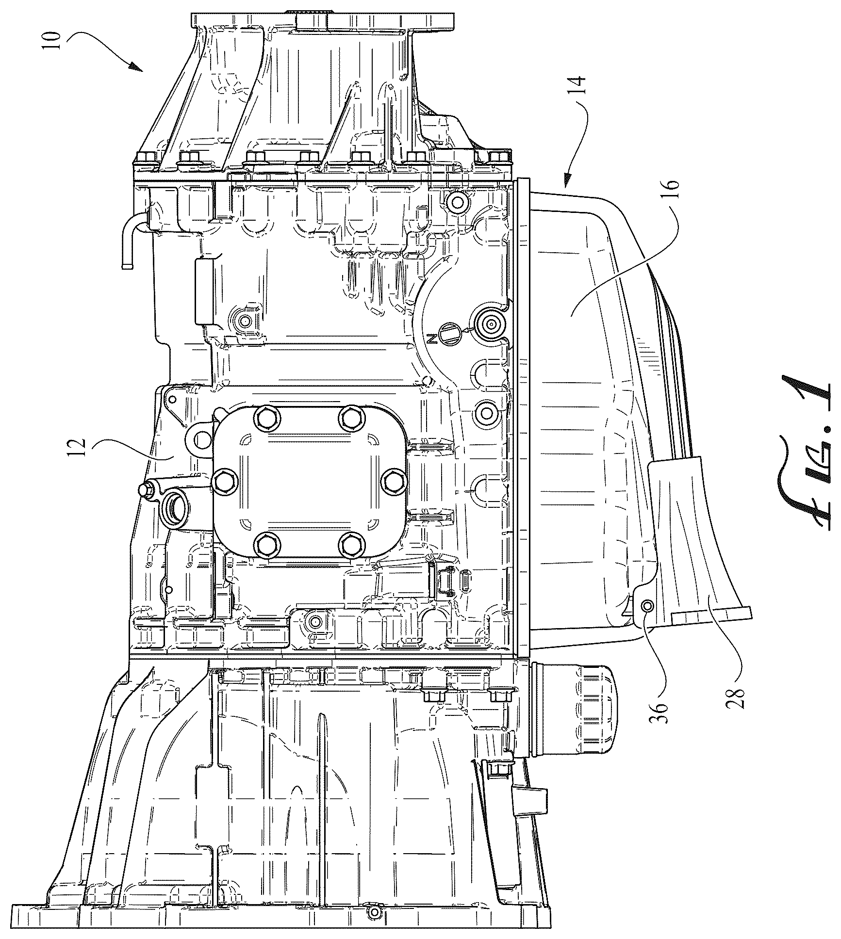 Patent US12313156 Figure 1 – Transmission cooling system