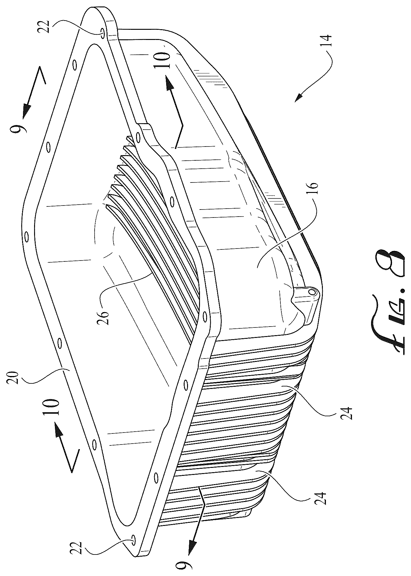 Patent US12313156 Figure 8 – Transmission cooling system