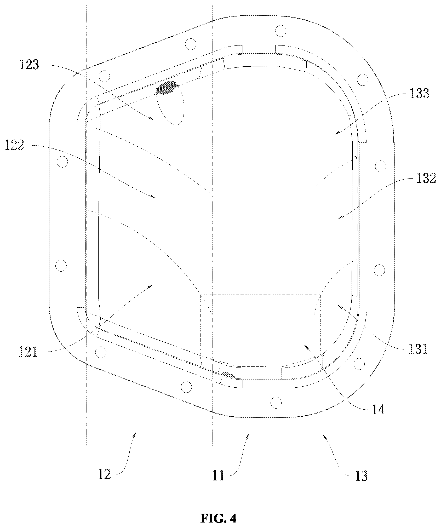Patent US12313157 Figure 3 – Differential cover having diversion structure