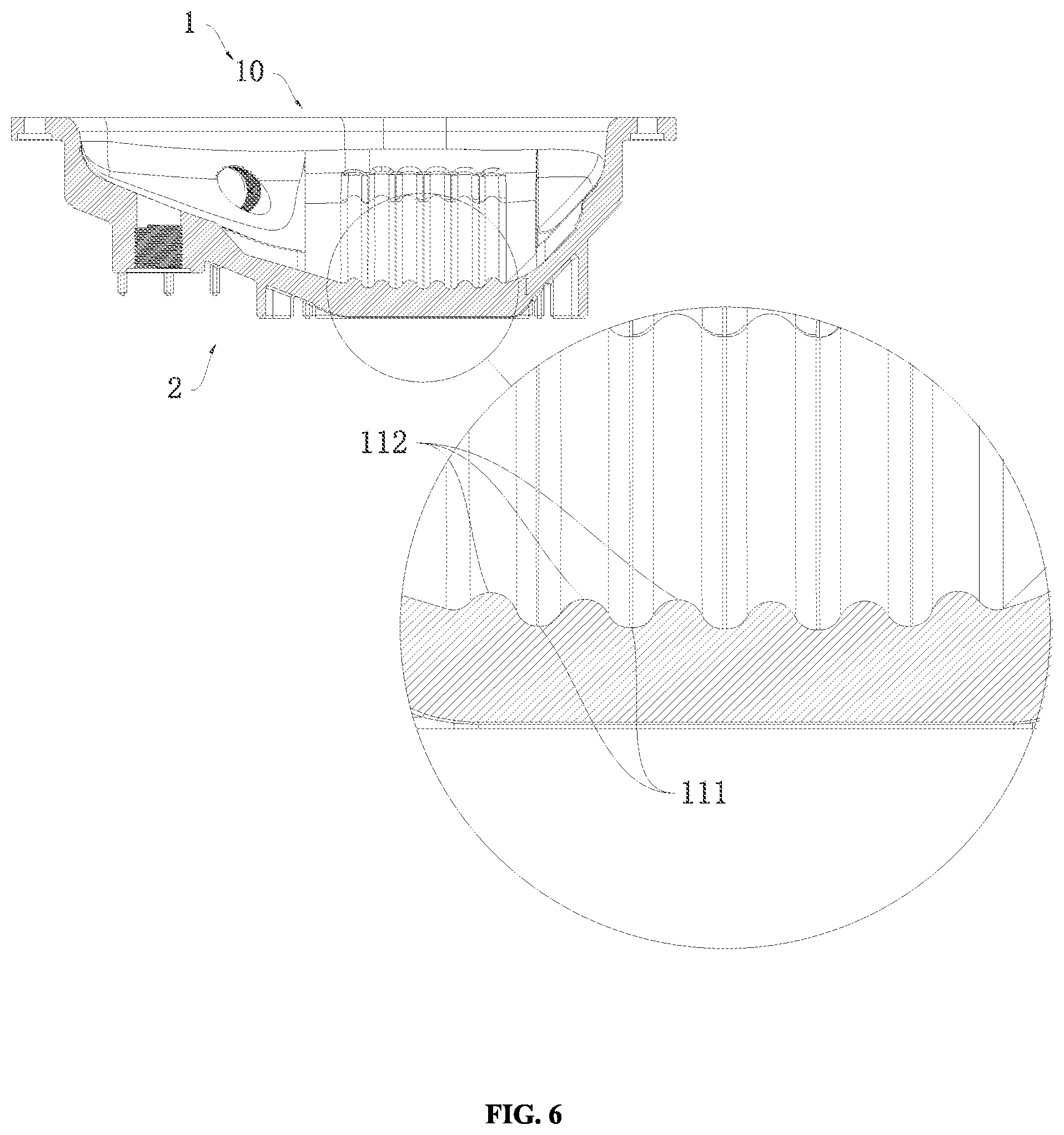 Patent US12313157 Figure 5 – Differential cover having diversion structure
