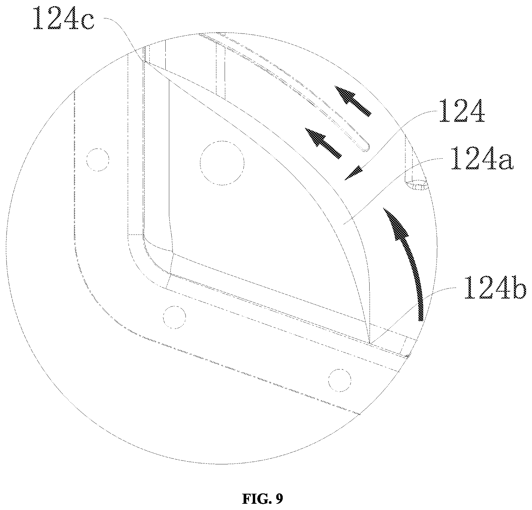 Patent US12313157 Figure 8 – Differential cover having diversion structure