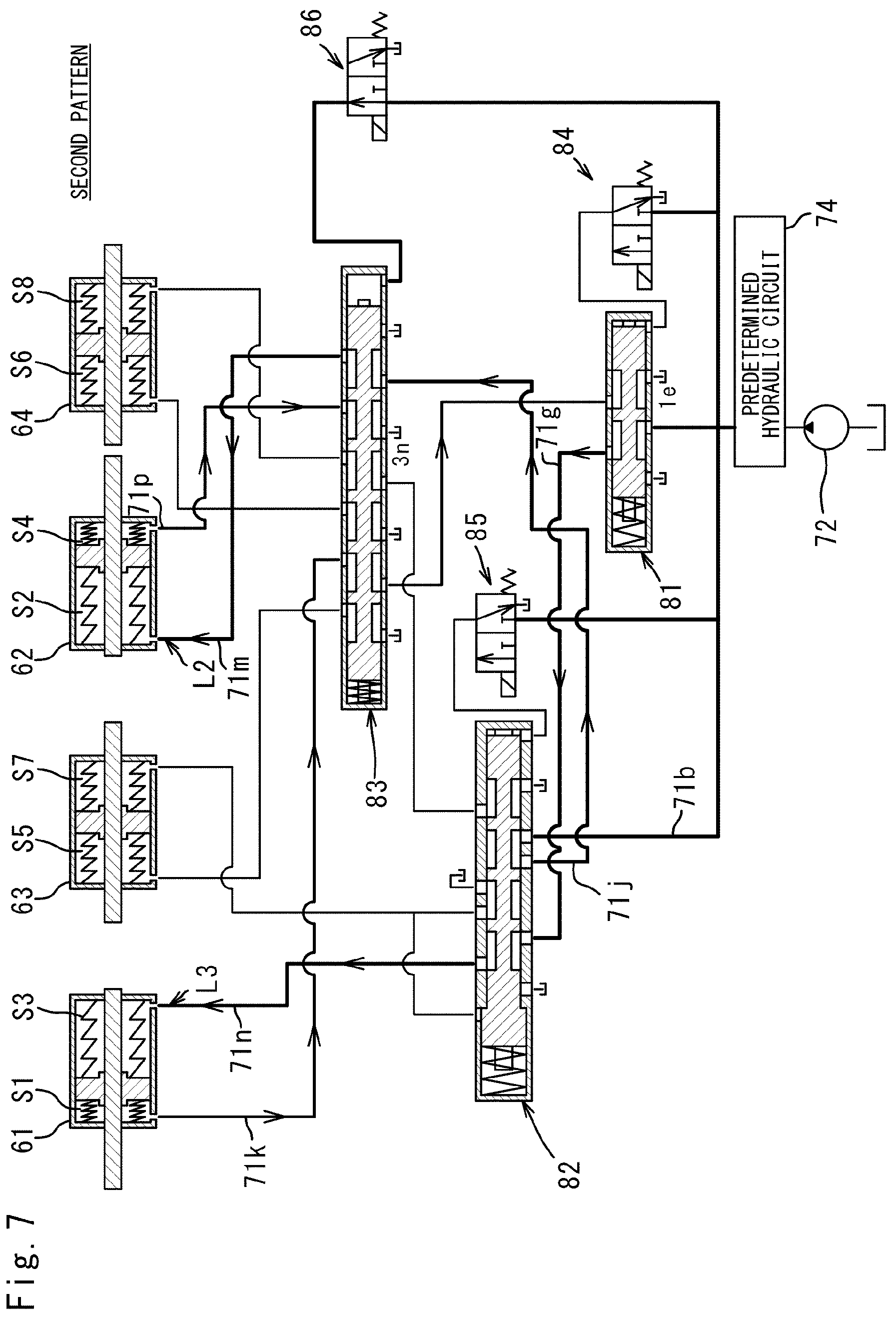 Patent US12313159 Figure 7 – Transmission and utility vehicle with transmission