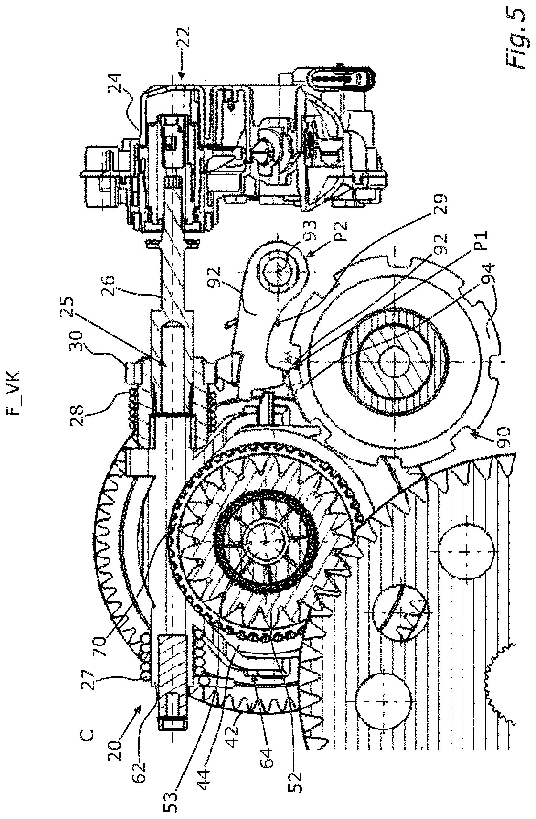 Patent US12313161 Figure 5 – Mounting assembly for a coupler mechanism of a motor vehicle