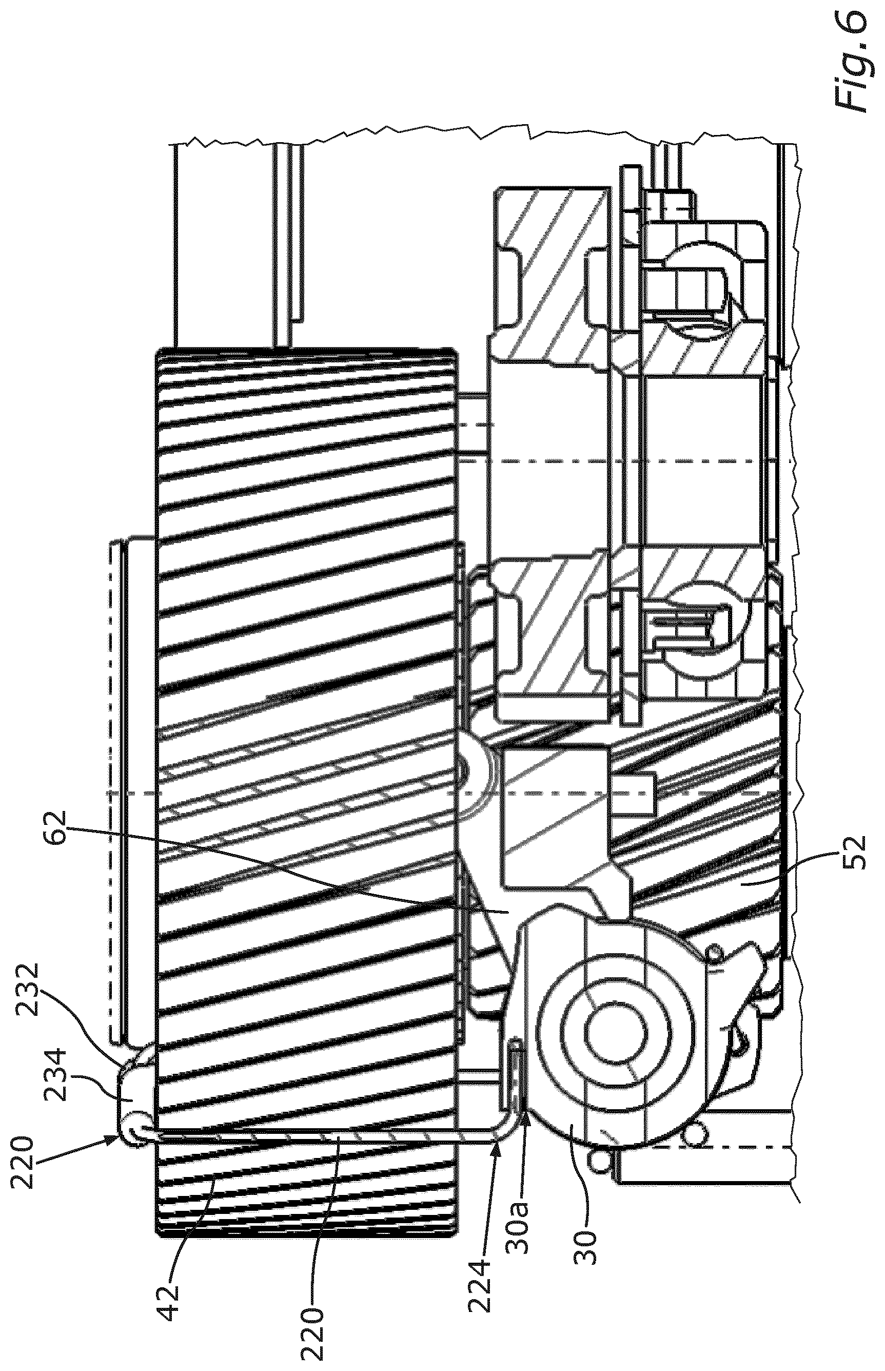 Patent US12313161 Figure 6 – Mounting assembly for a coupler mechanism of a motor vehicle