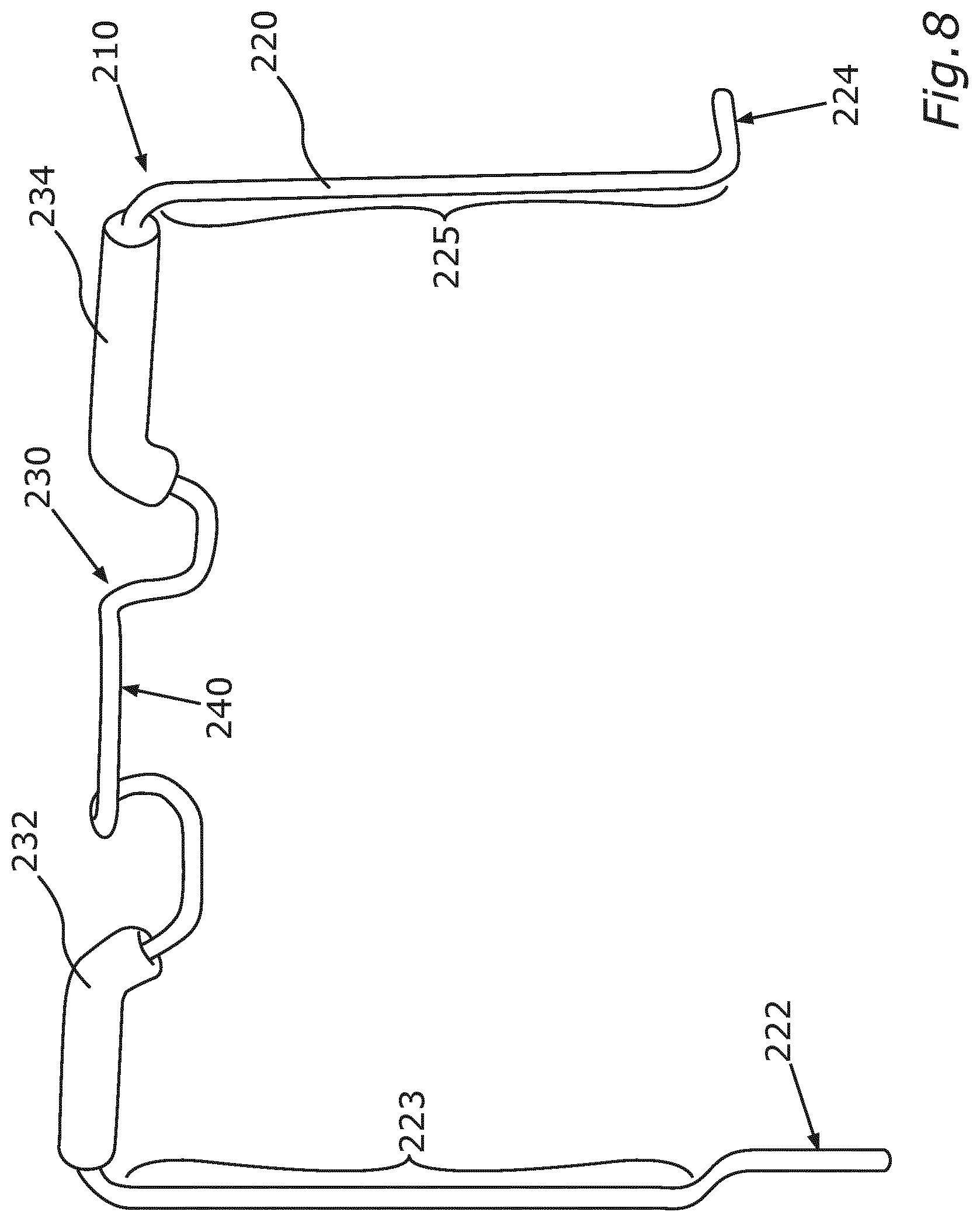 Patent US12313161 Figure 8 – Mounting assembly for a coupler mechanism of a motor vehicle